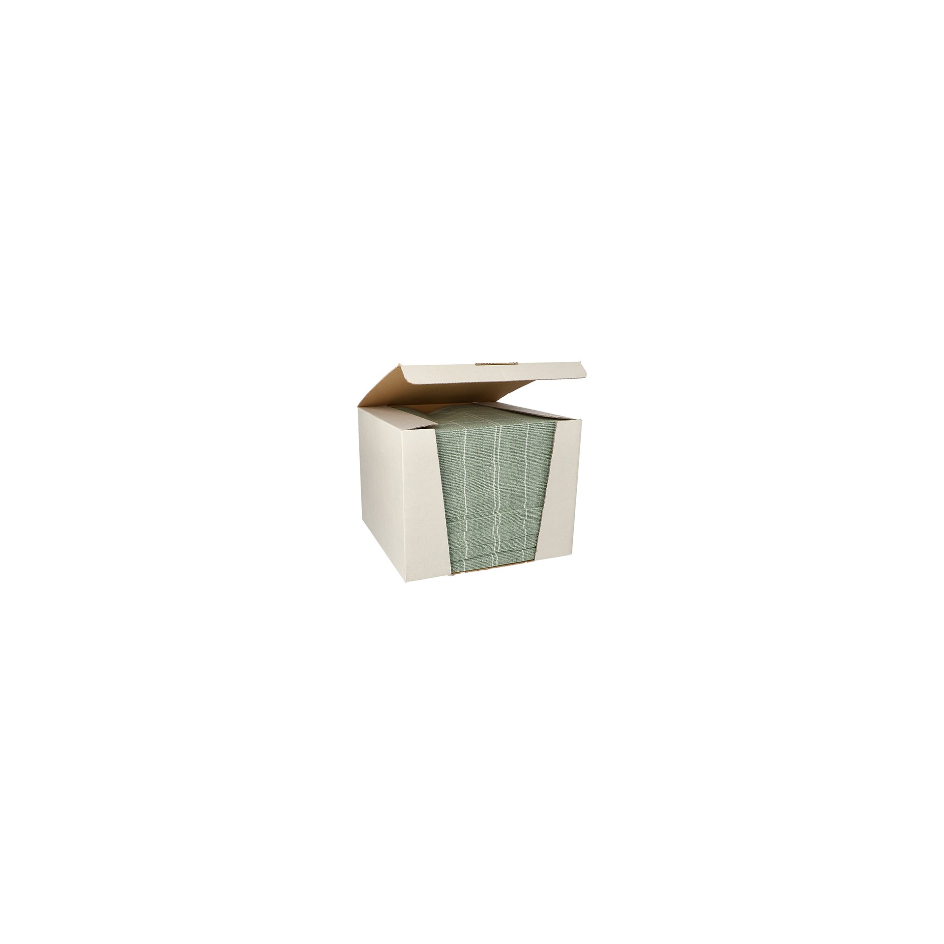 Servietten "ROYAL Collection" 1/4-Falz 40 cm x 40 cm dunkelgrün "Kitchen Craft"