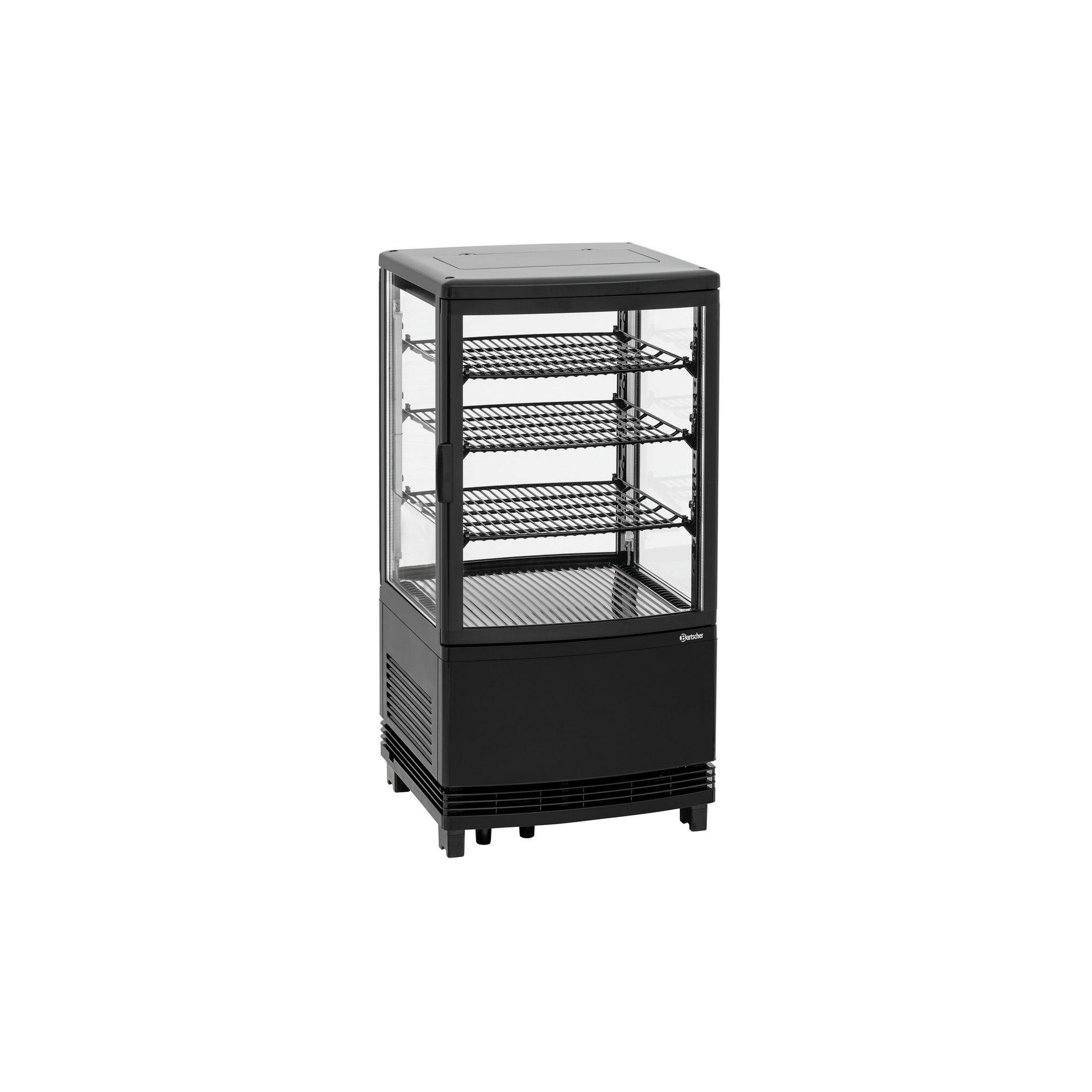 Mini-Kühlvitrine 64L2T schwarz Mini-Kühlvitrine 64L2T schwarz