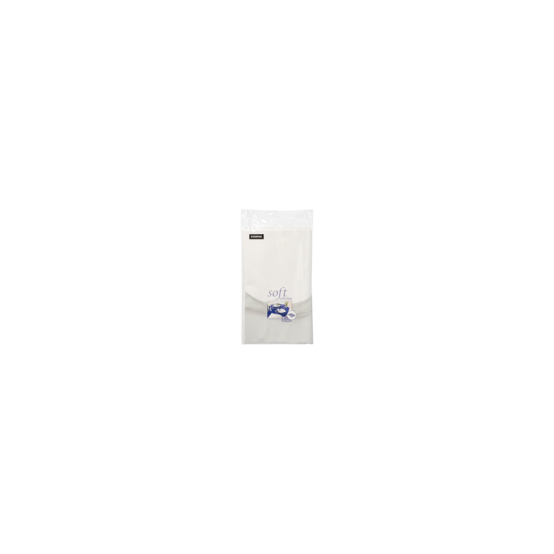 Tischdecke, stoffähnlich, Vlies "soft selection" 240 cm x 140 cm weiss