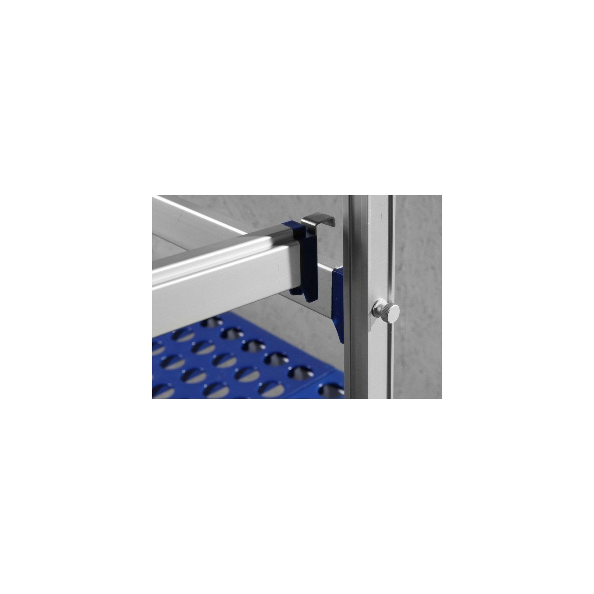 Verlängerungshaken für Aluminium-Lagerregale, 15x42x(H)42mm Verlängerungshaken für Aluminium-Lagerregale, 15x42x(H)42mm
