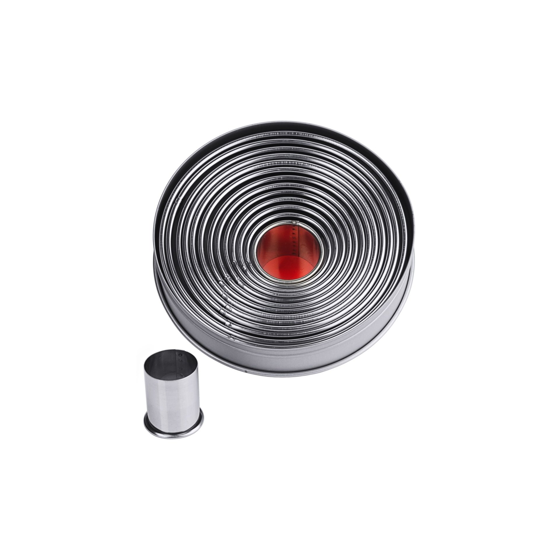 Ausstechformen, rund, glatt 2,5 cm - 10,5 cm