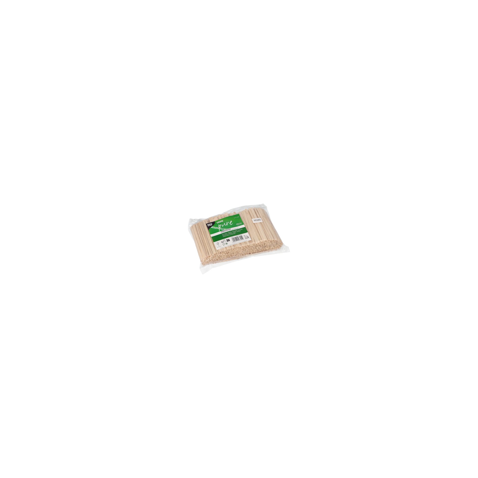 Rührstäbchen, Holz "pure" 11 cm x 5 mm Rührstäbchen, Holz "pure" 11 cm x 5 mm