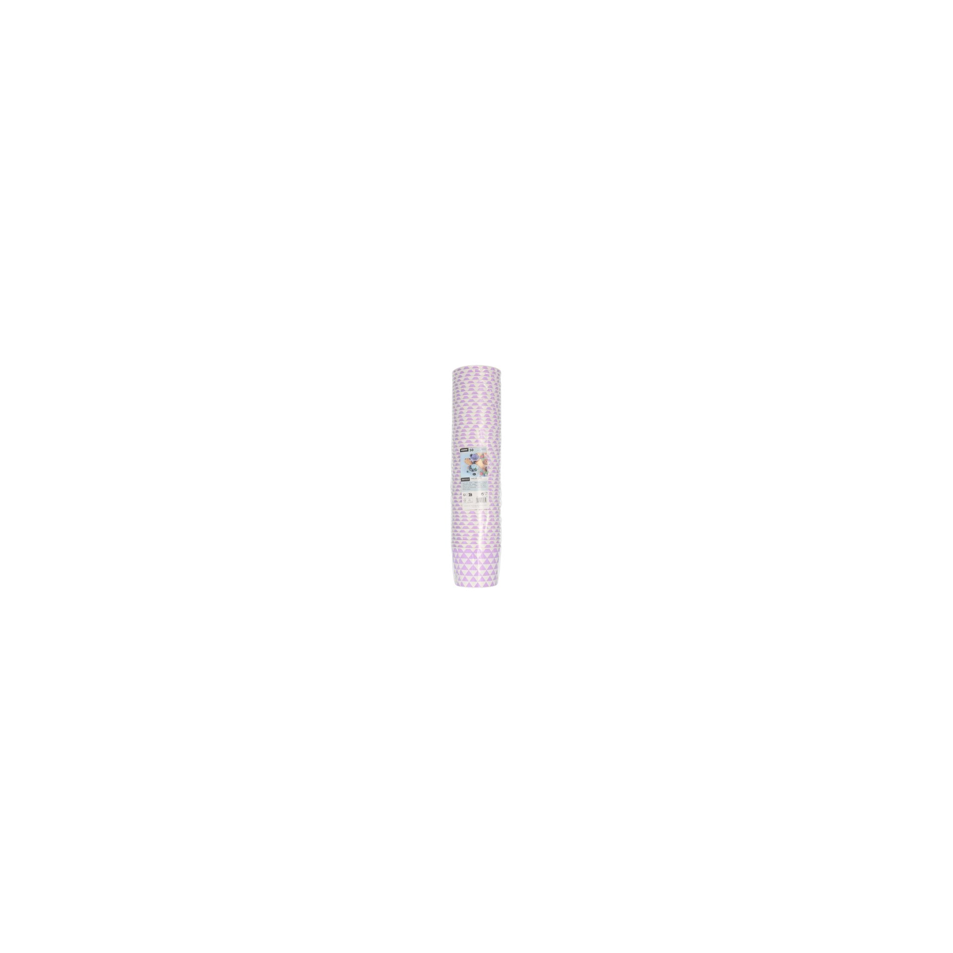 Eisbecher, Pappe rund 500 ml Ø 11 cm · 8,3 cm lila "Triangle" Eisbecher, Pappe rund 500 ml Ø 11 cm · 8,3 cm lila "Triangle"