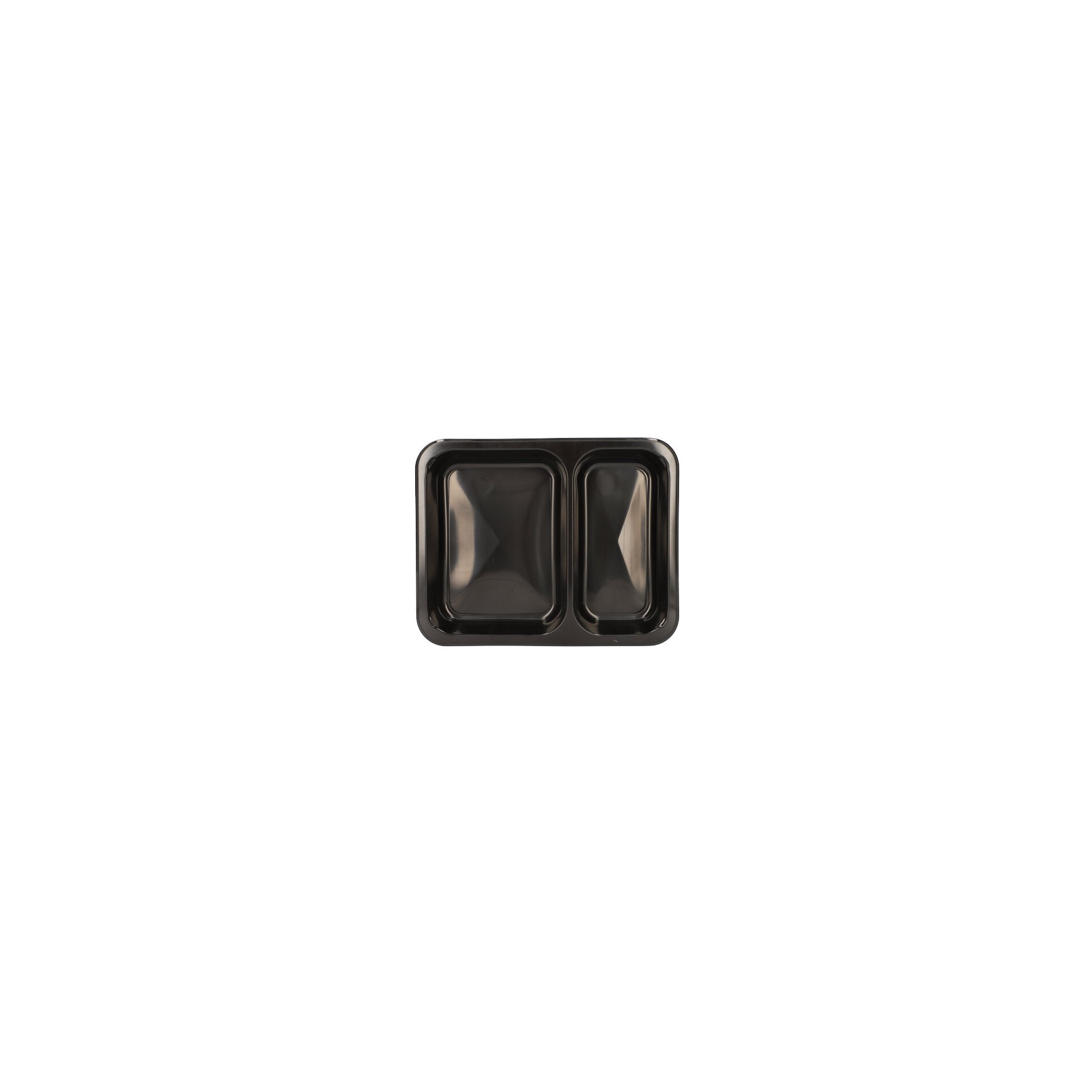 Mikrowellenschalen, PP 2-geteilt 866 ml 3,2 cm x 22,7 cm x 17,8 cm schwarz Mikrowellenschalen, PP 2-geteilt 866 ml 3,2 cm x 22,7 cm x 17,8 cm schwarz