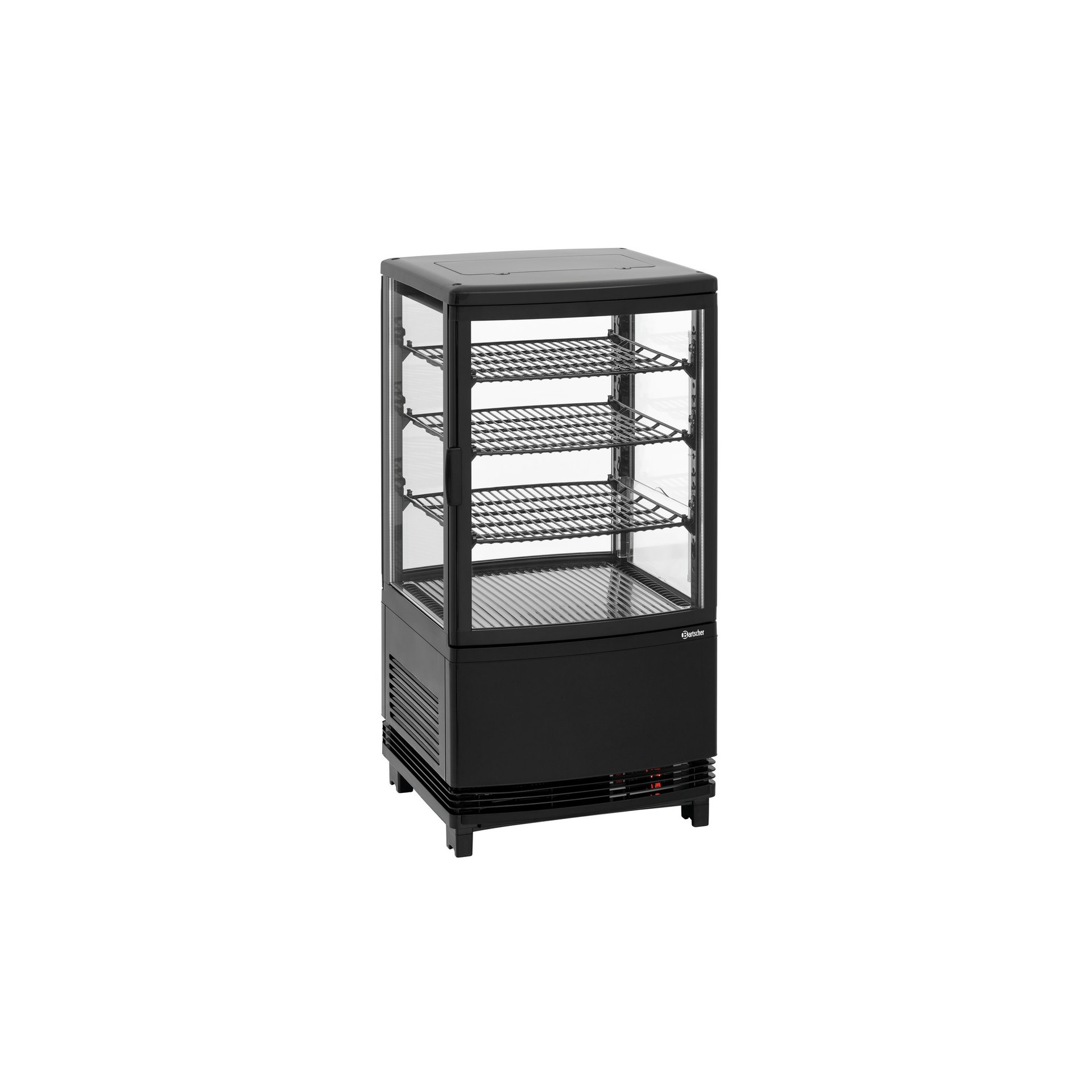 Mini-Kühlvitrine 64L2T schwarz Mini-Kühlvitrine 64L2T schwarz