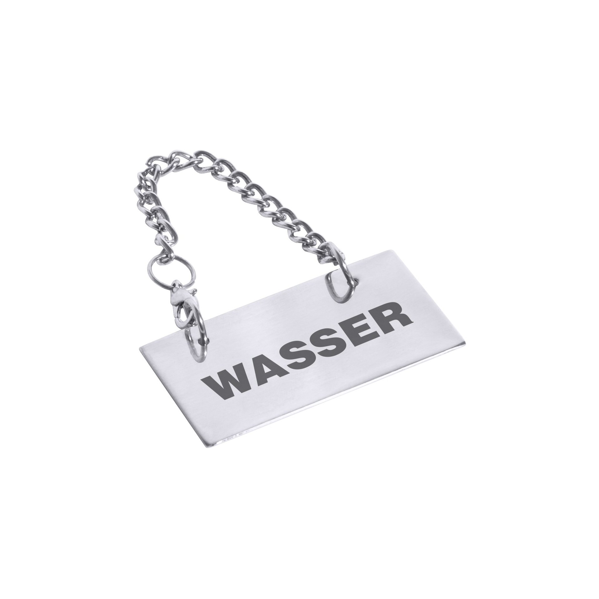 Schild für Kannen WASSER