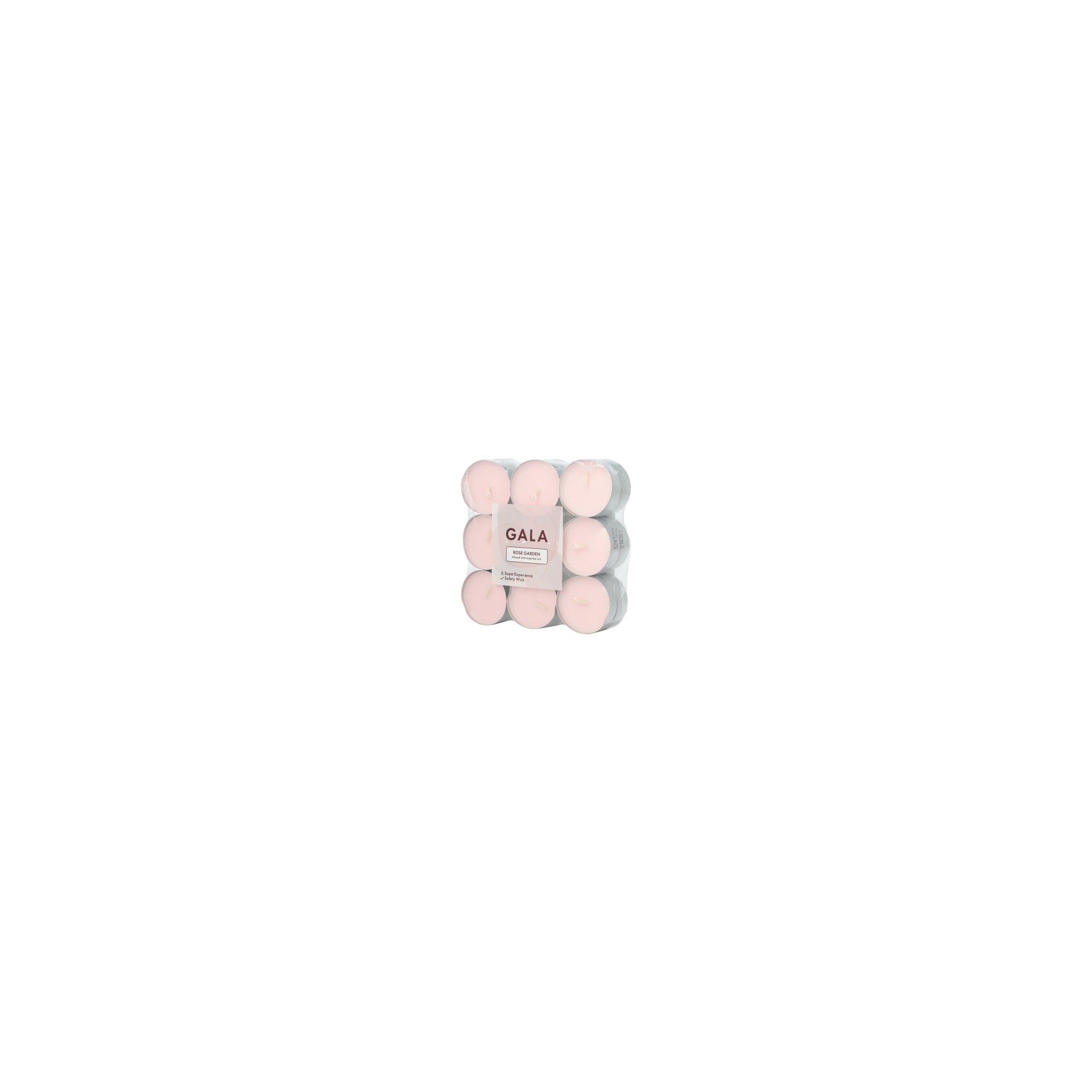 "GALA" Duftlichte Ø 37,5 mm · 16,6 mm rose - Rose Garden