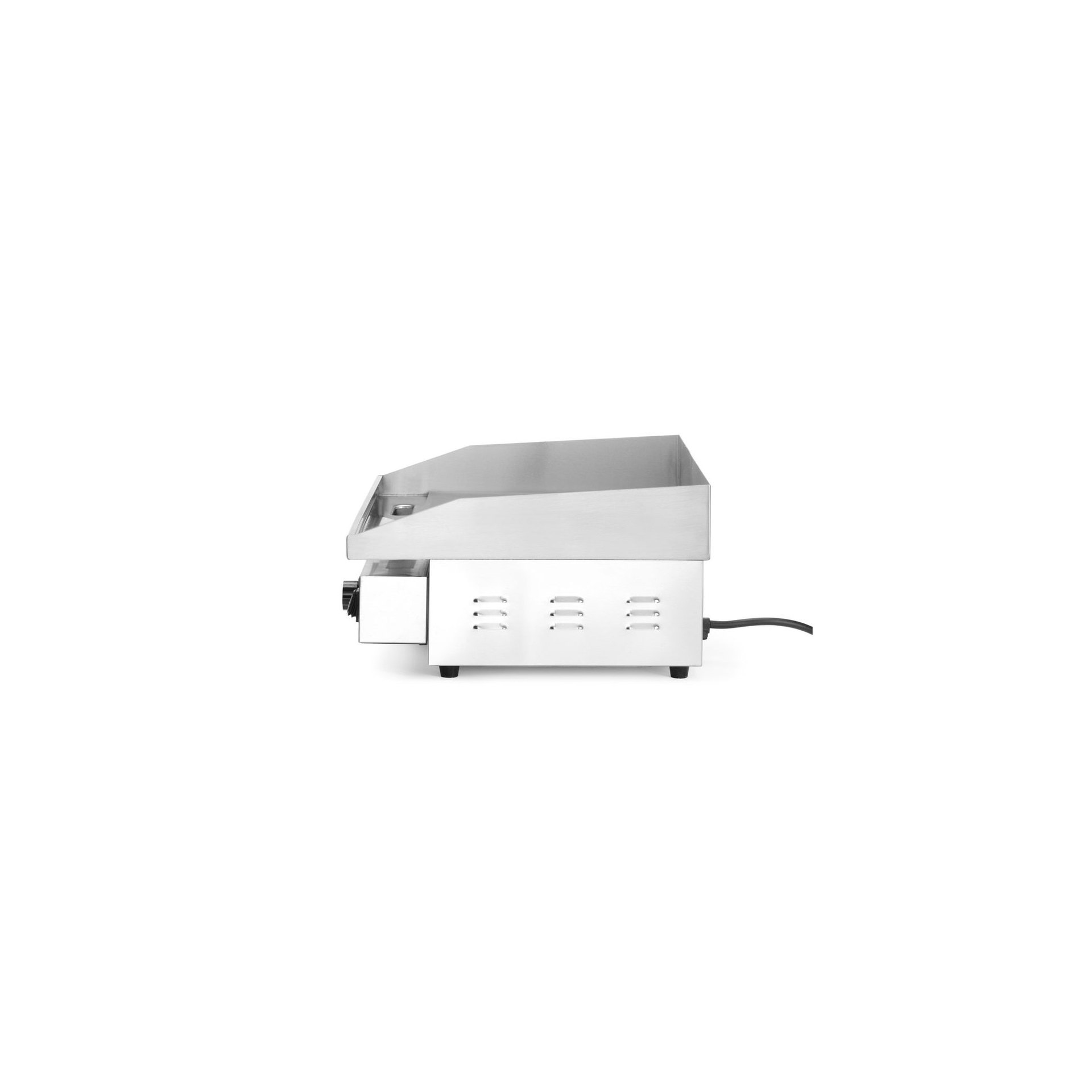 Gerillte Grillplatte, Budget Line, 220-240V/3000W, 550x430x(H)240mm Grillplatte, flach, Budget Line, 220-240V/3000W, 550x430x(H)240mm