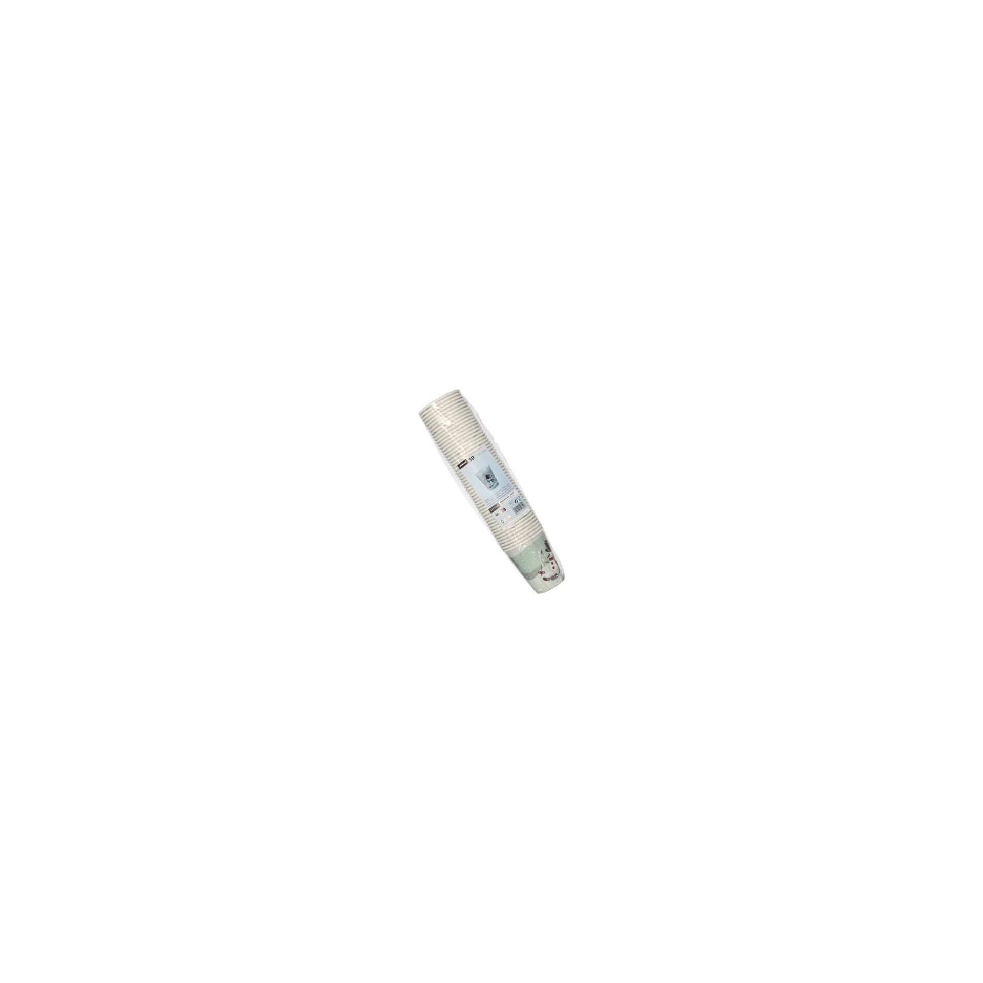 Trinkbecher, Pappe "To Go" 0,2 l Ø 8 cm · 9,2 cm "Snowtime"