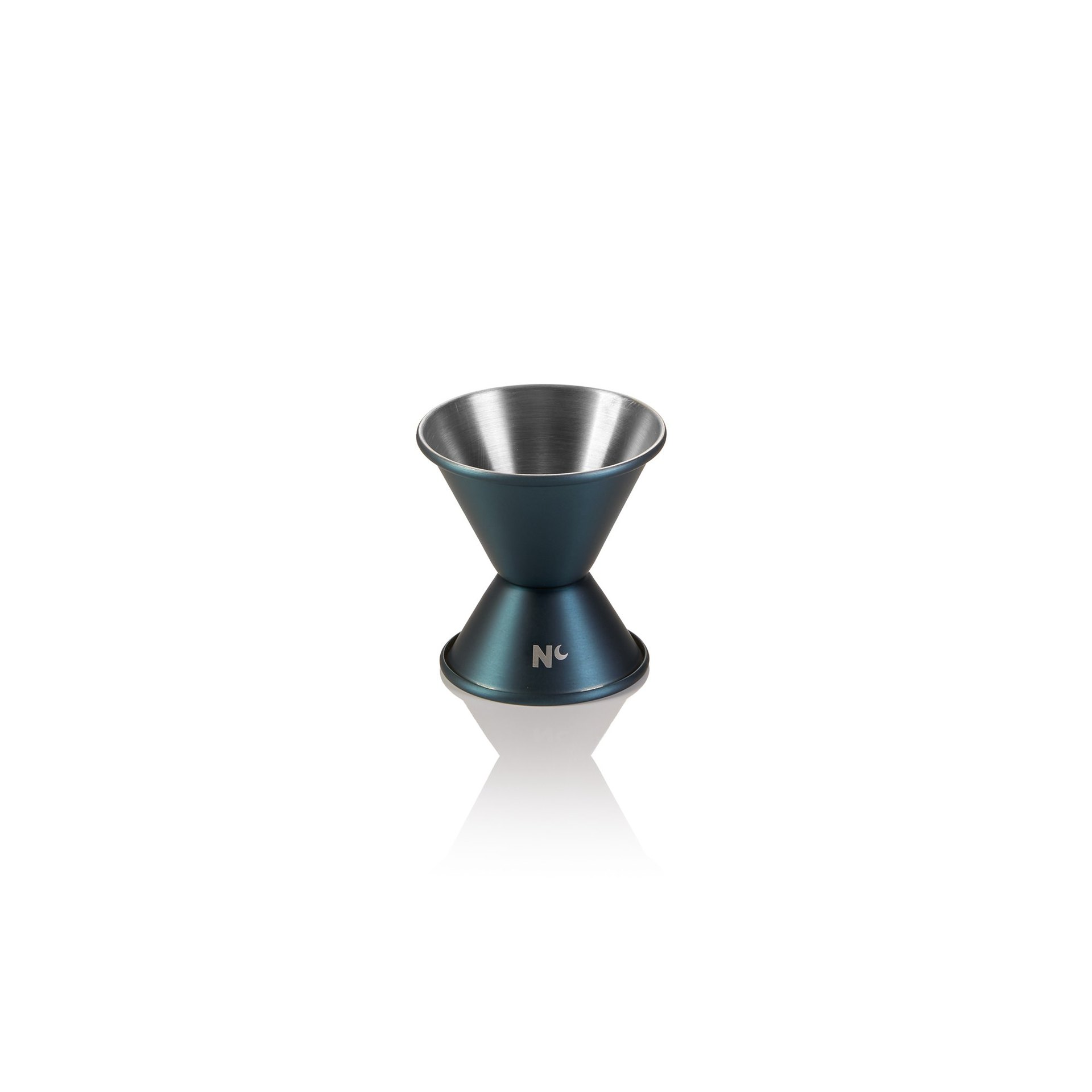 Jigger NOCTURN, 2/4 cl, Ø 4,5 cm, Höhe 6 cm, blau matt