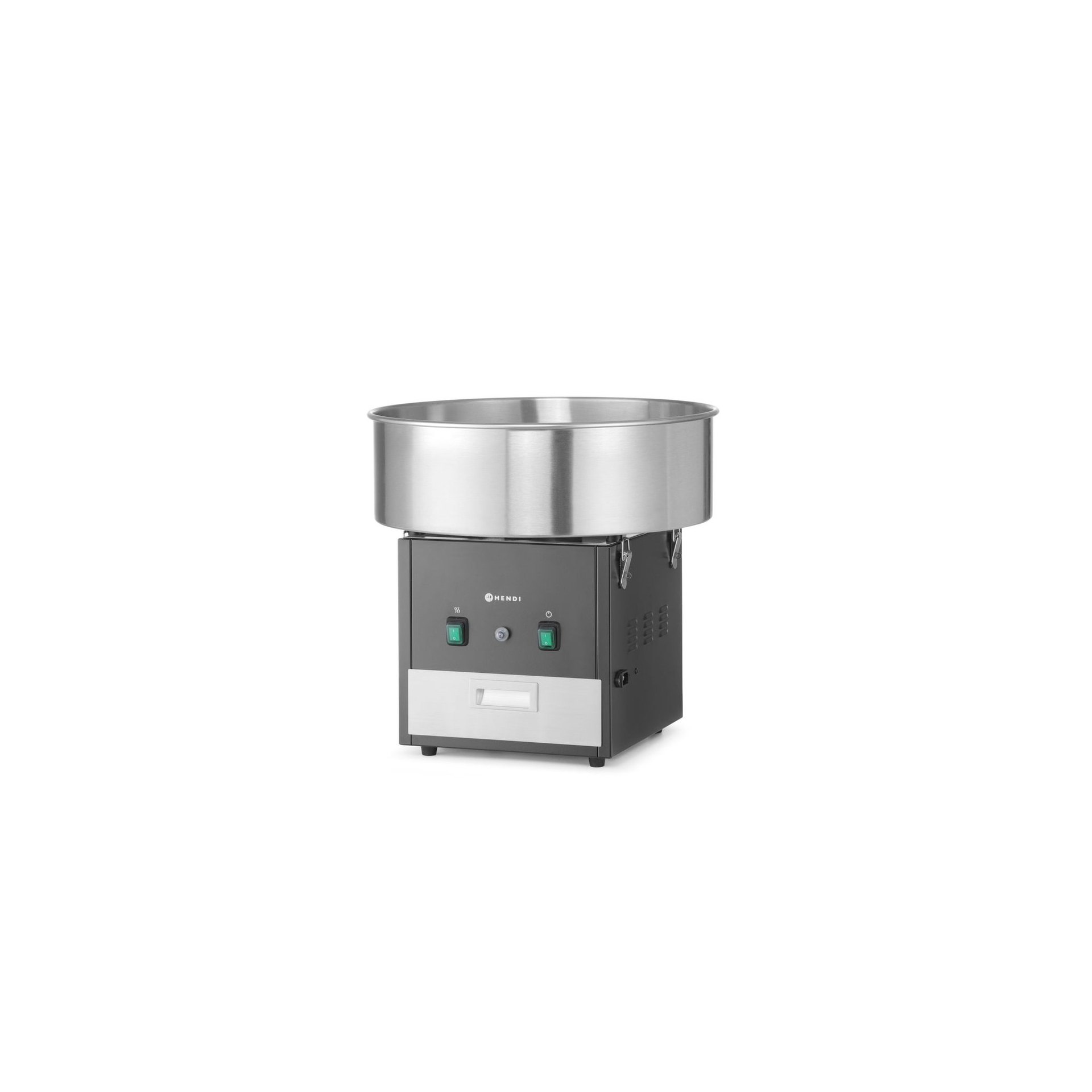 Zuckerwatte-Maschine , Schwarz, 220-240V/1130W, 520x520x(H)503mm