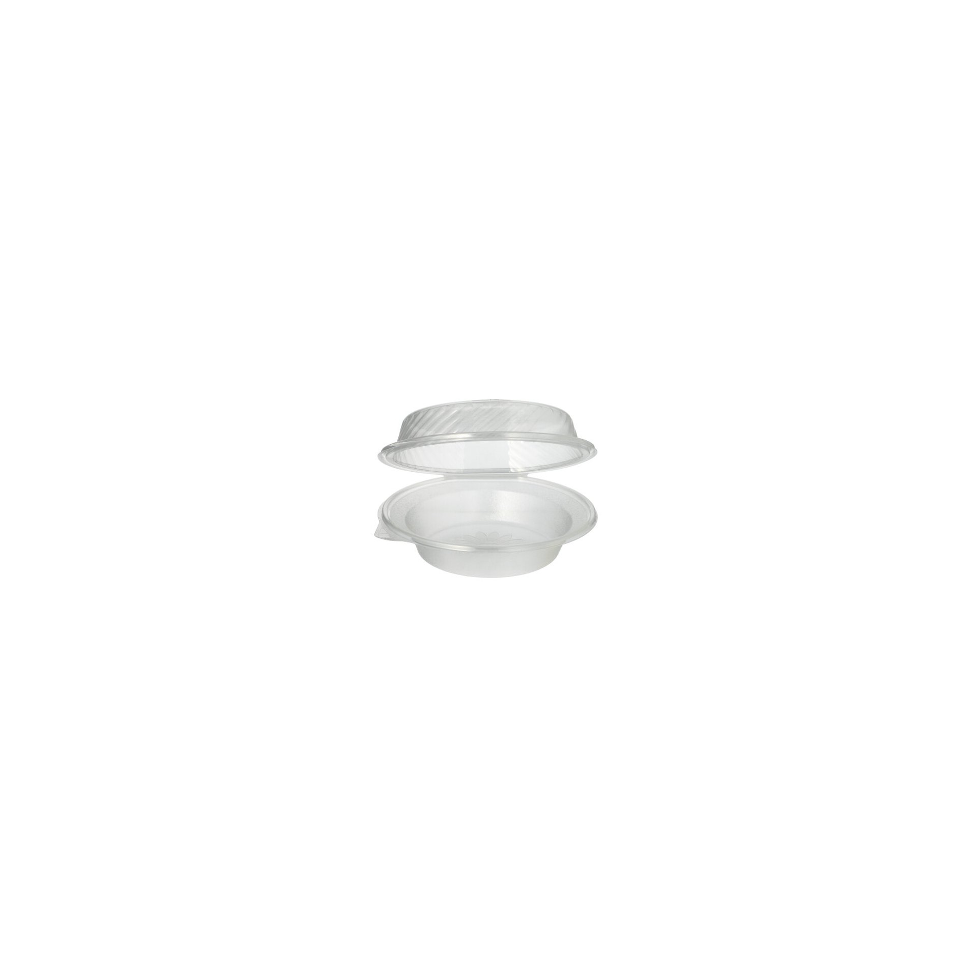 Feinkost- und Salatschalen mit Klappdeckel PP rund 950 ml 8,7 cm x 22 cm x 21,5 cm
