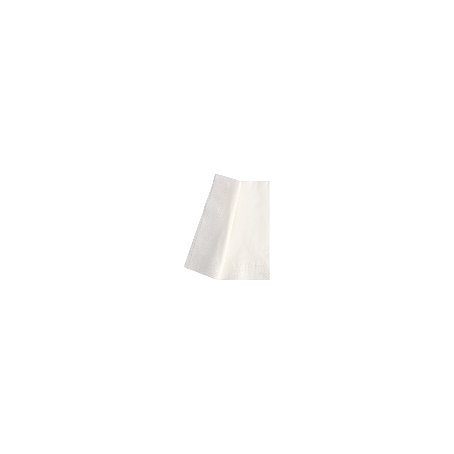 Servietten, 3-lagig 1/8-Falz 40 cm x 40 cm weiss Servietten, 3-lagig 1/8-Falz 40 cm x 40 cm weiss