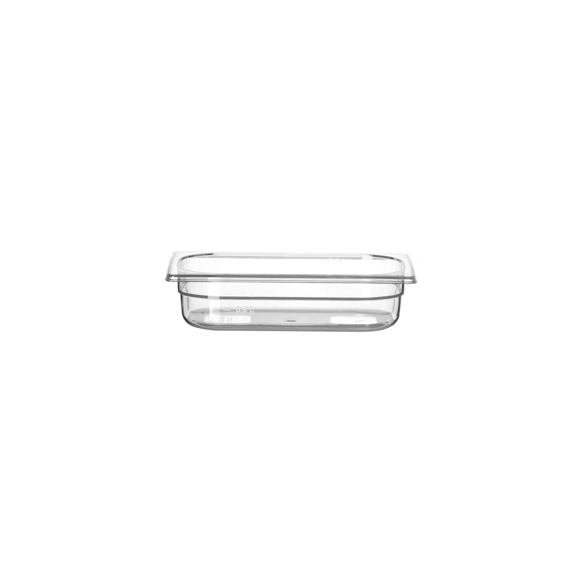 Gastronorm-Behälter 1/4, Profi Line, GN 1/4, 1,8L, Transparent, 265x162x(H)65mm