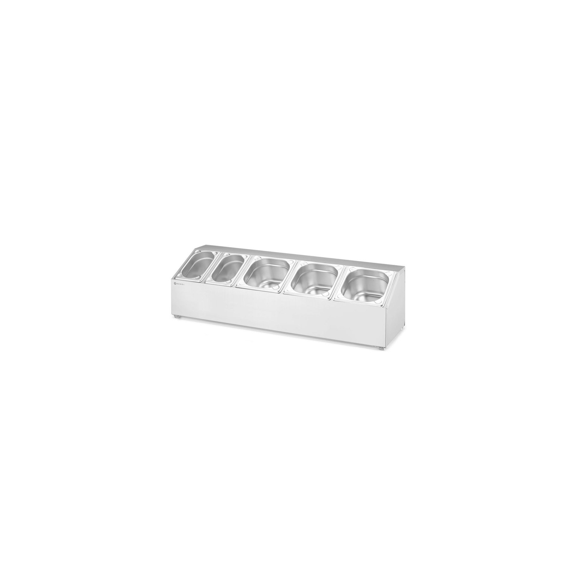 Halterung für Gastronorm-Behälter, 5 Fächer, 745x245x(H)215mm