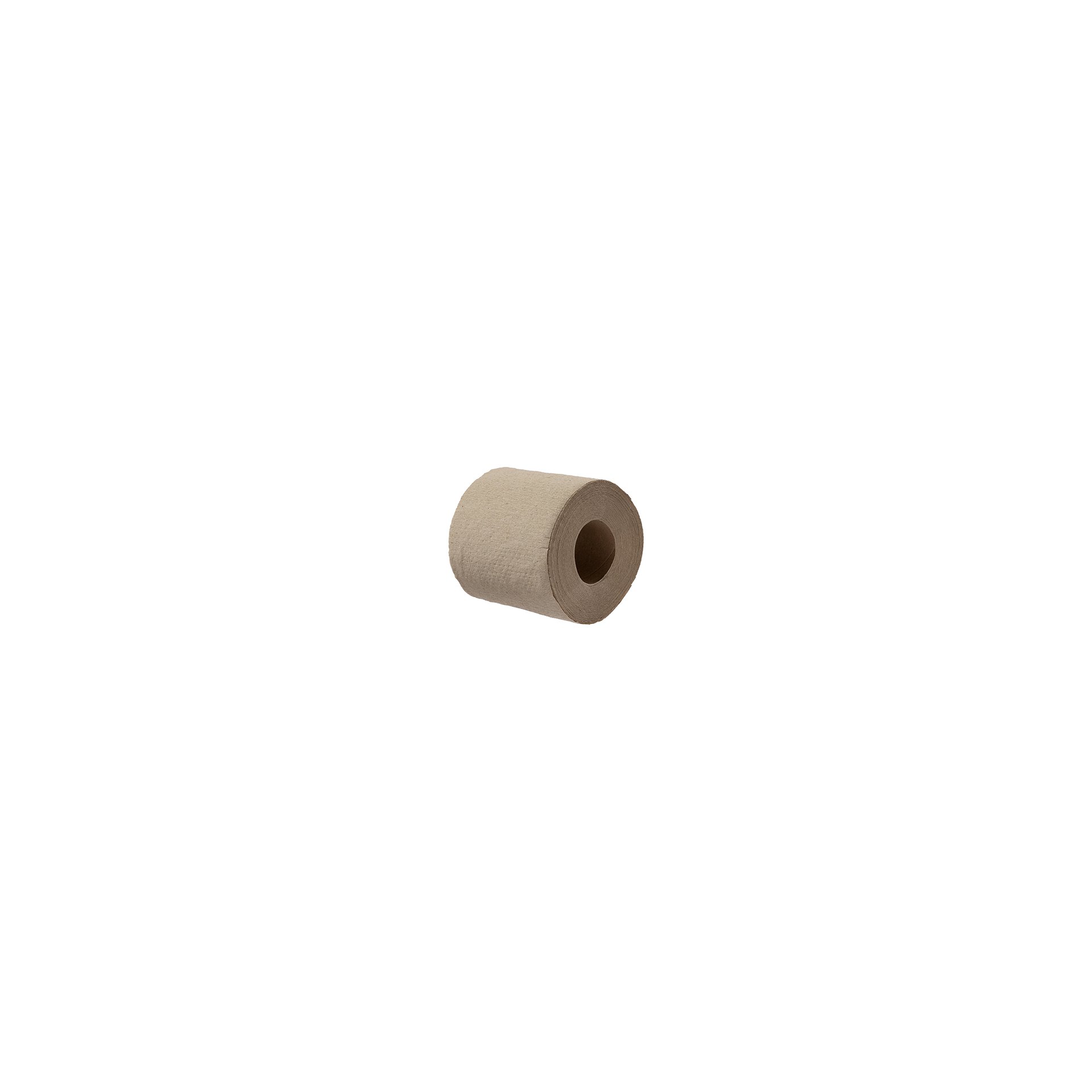 Rollen Toilettenpapier, 1-lagiges Krepp Ø 10,5 cm · 11 cm x 9,8 cm natur 400 Blatt