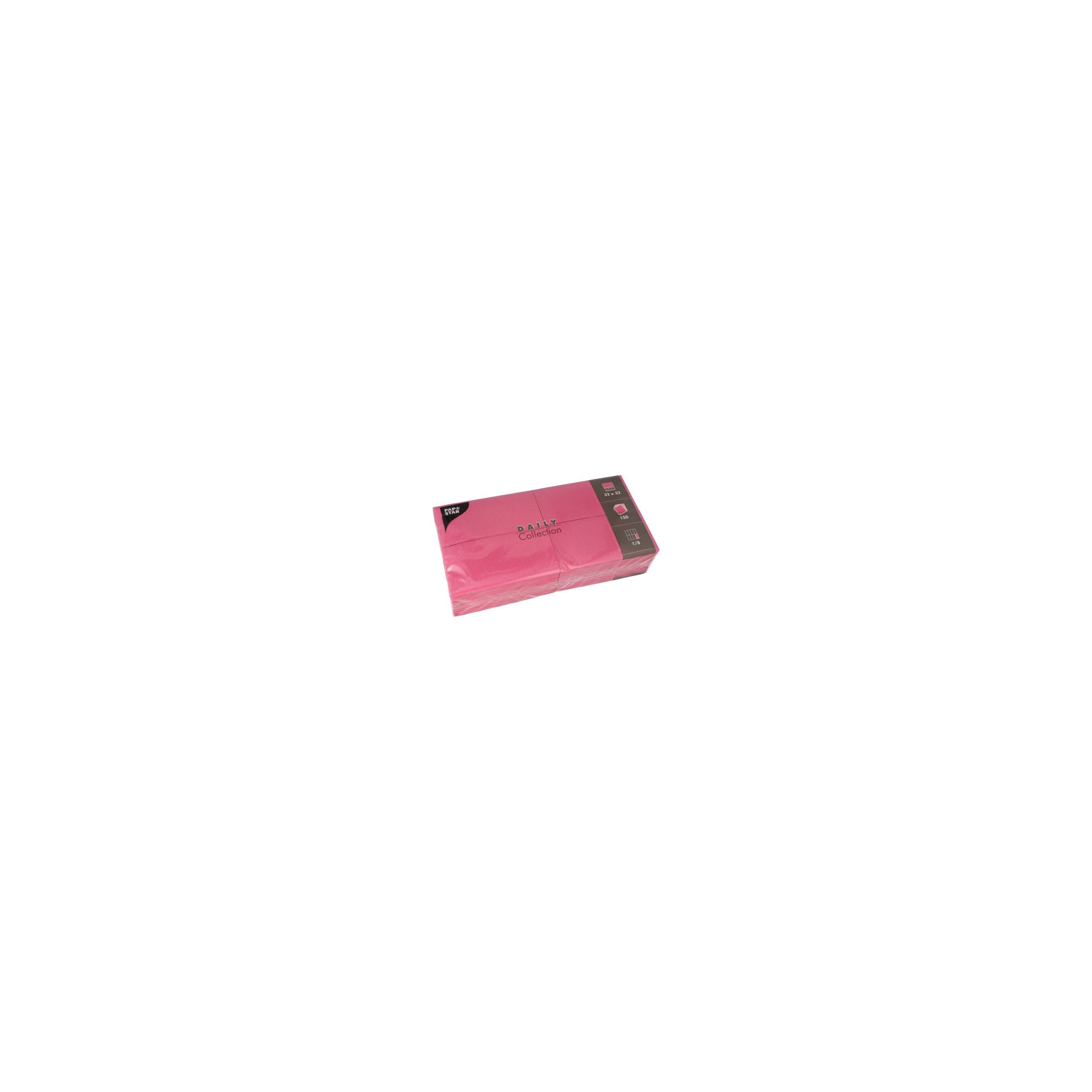 Servietten "DAILY Collection" 1/8-Falz 32 cm x 32 cm fuchsia Servietten "DAILY Collection" 1/8-Falz 32 cm x 32 cm fuchsia