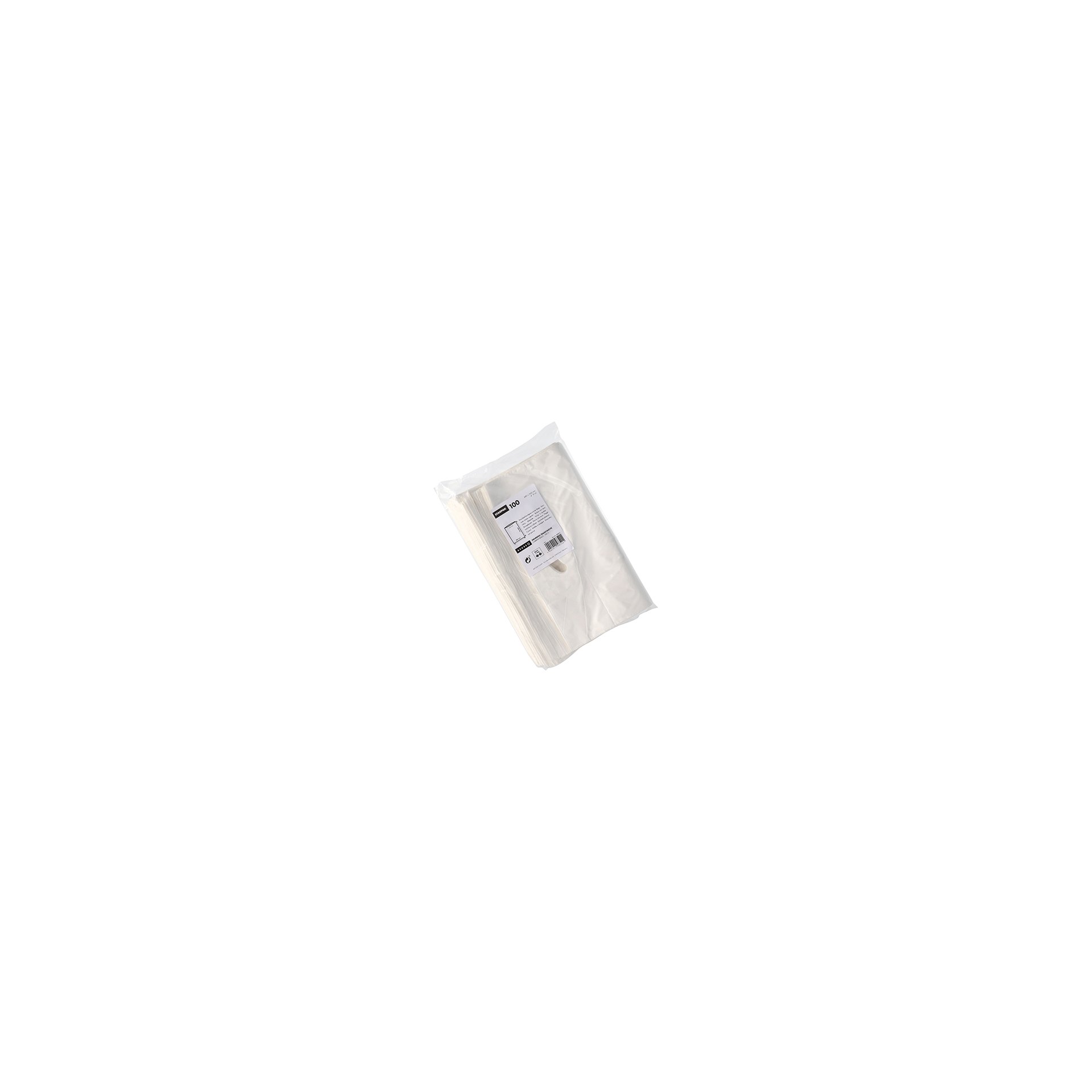 Griffloch-Tragetaschen, HDPE 44 cm x 36 cm x 9 cm weiss