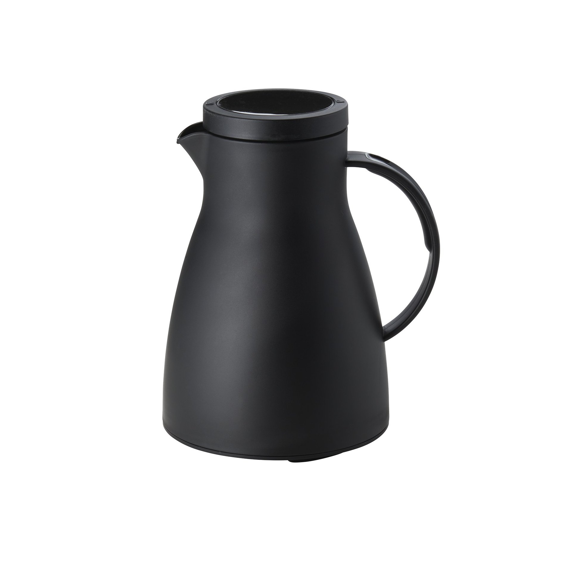 Isolierkanne, 0,7 ltr., Ø 12,5 cm, Höhe 19,5 cm, schwarz, Polypropylen Isolierkanne, 0,7 ltr., Ø 12,5 cm, Höhe 19,5 cm, schwarz, Polypropylen