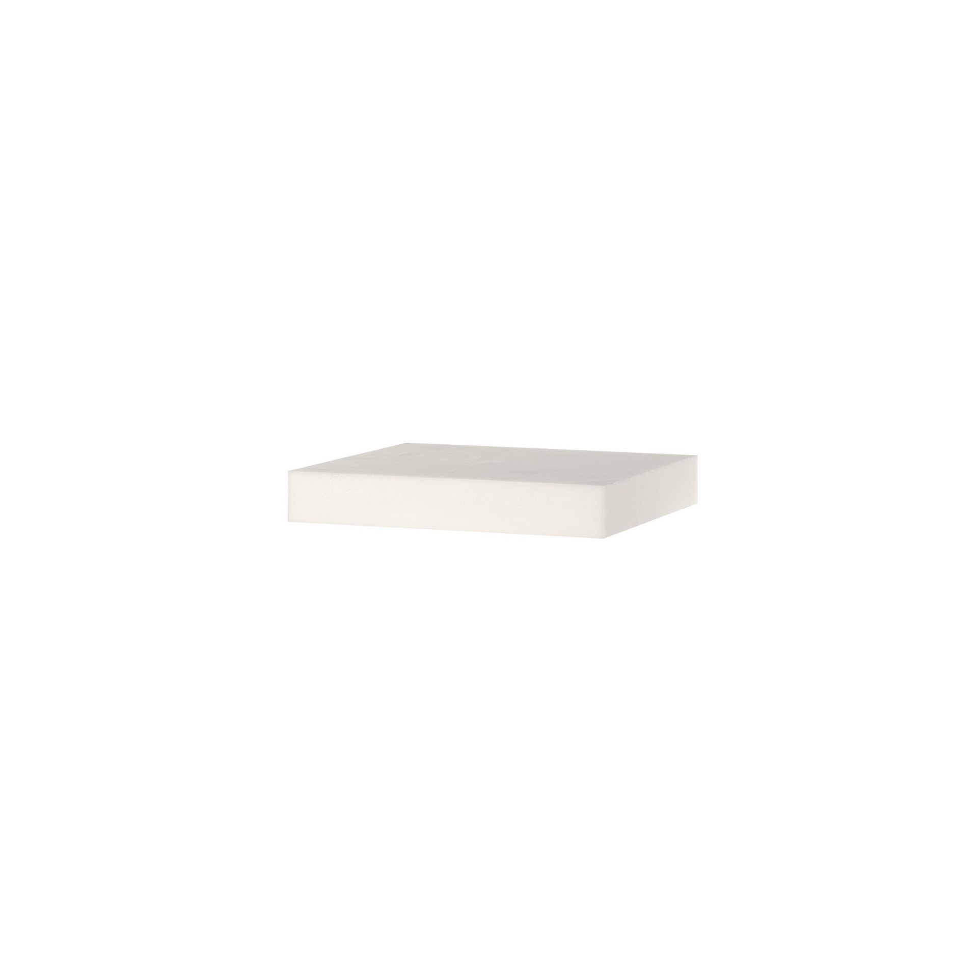 Hackblock HDPE, Weiß, 500x400x(H)80mm Hackblock HDPE, Weiß, 500x400x(H)80mm