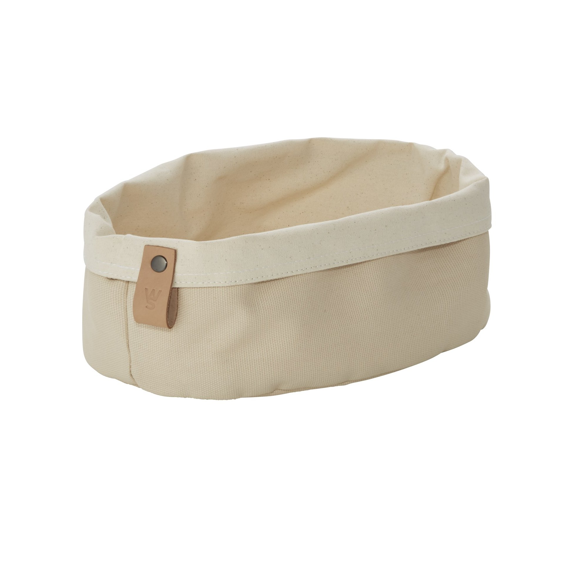 Brottasche FLIP COTTON, 25 x 18 x 12 cm, cream, Canvas