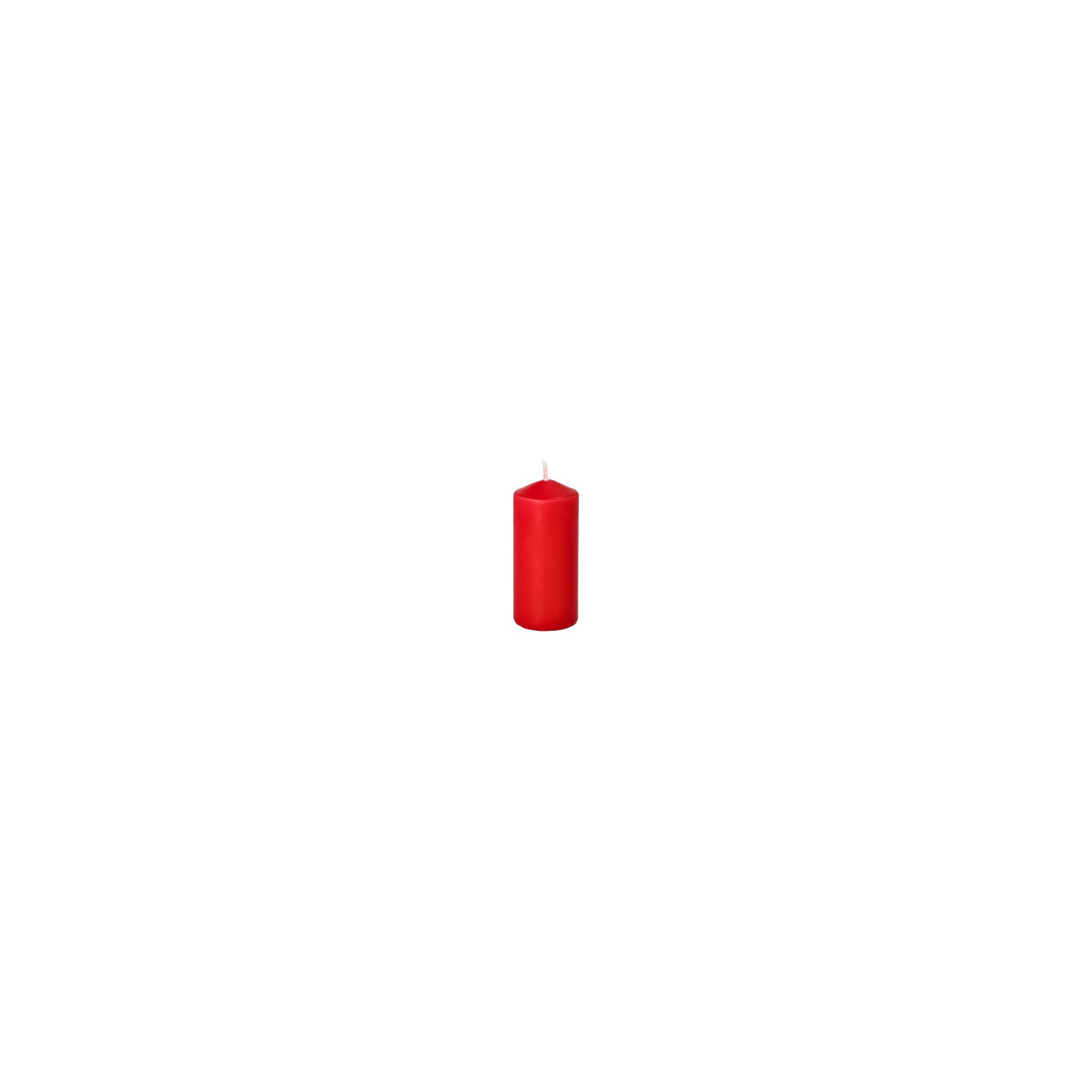 Stumpenkerzen Ø 40 mm · 90 mm rot