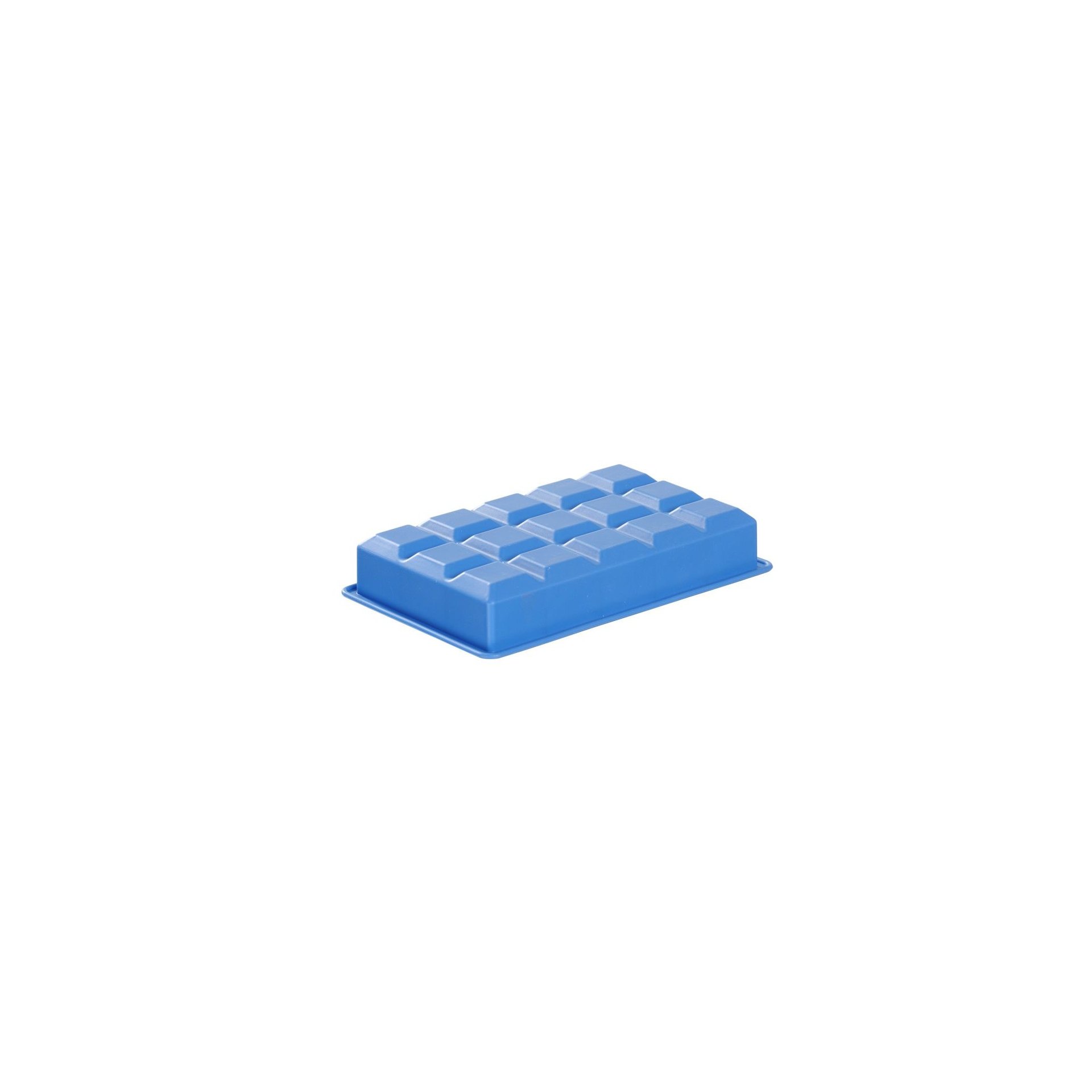 Eiswürfelform, kleine Würfel, BarUp, Blau, 190x120x(H)35mm