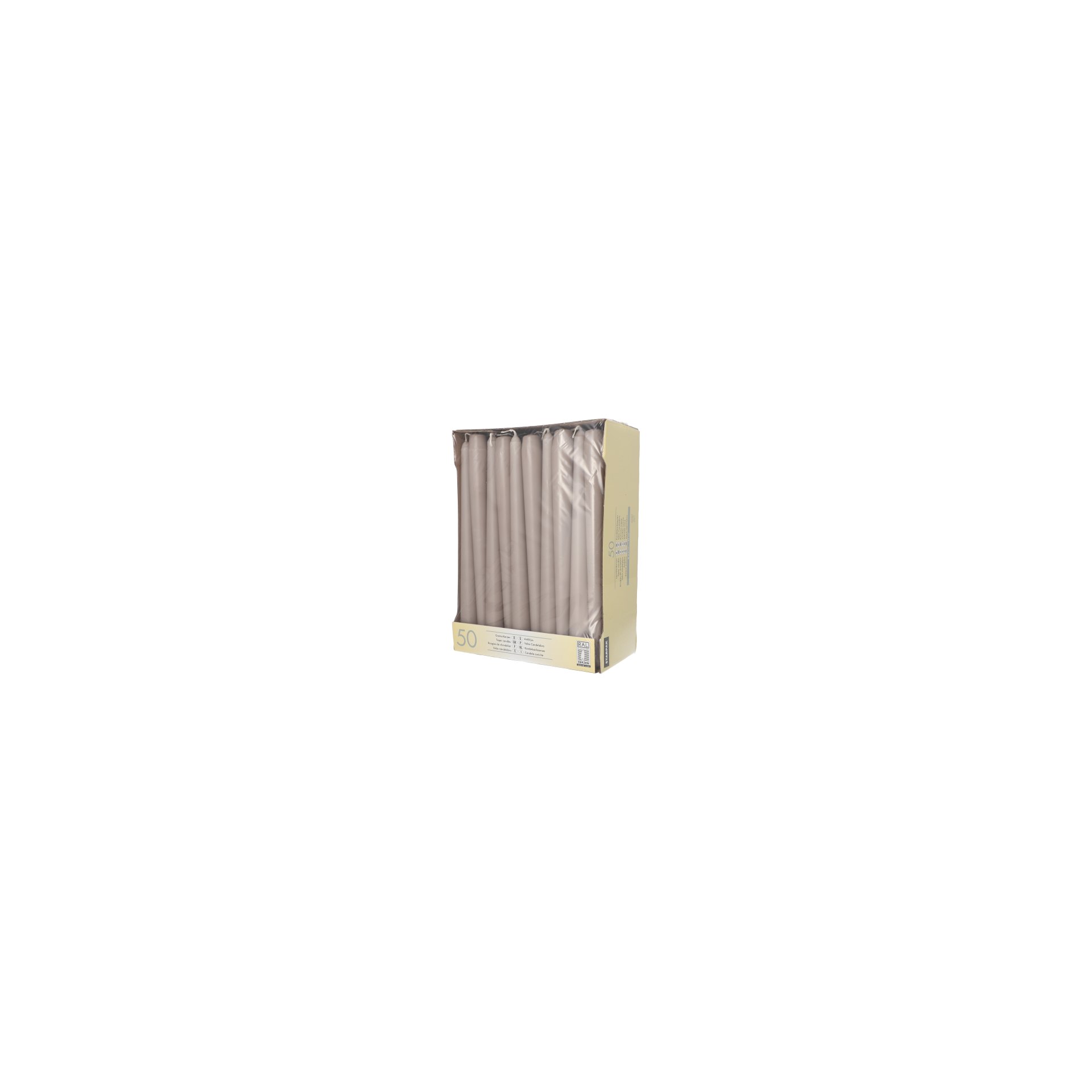 Leuchterkerzen Ø 2,2 cm · 25 cm greige Leuchterkerzen Ø 2,2 cm · 25 cm greige