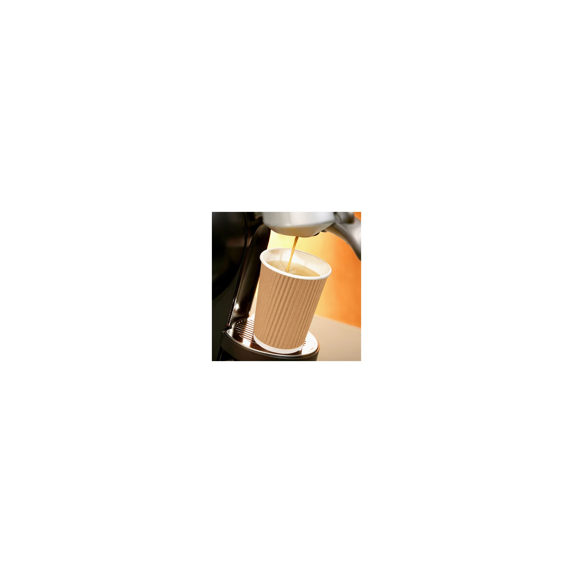 Trinkbecher, Pappe 0,1 l Ø 6 cm · 6 cm natur Ripple Wall Trinkbecher, Pappe 0,4 l Ø 9 cm · 13,7 cm natur Ripple Wall