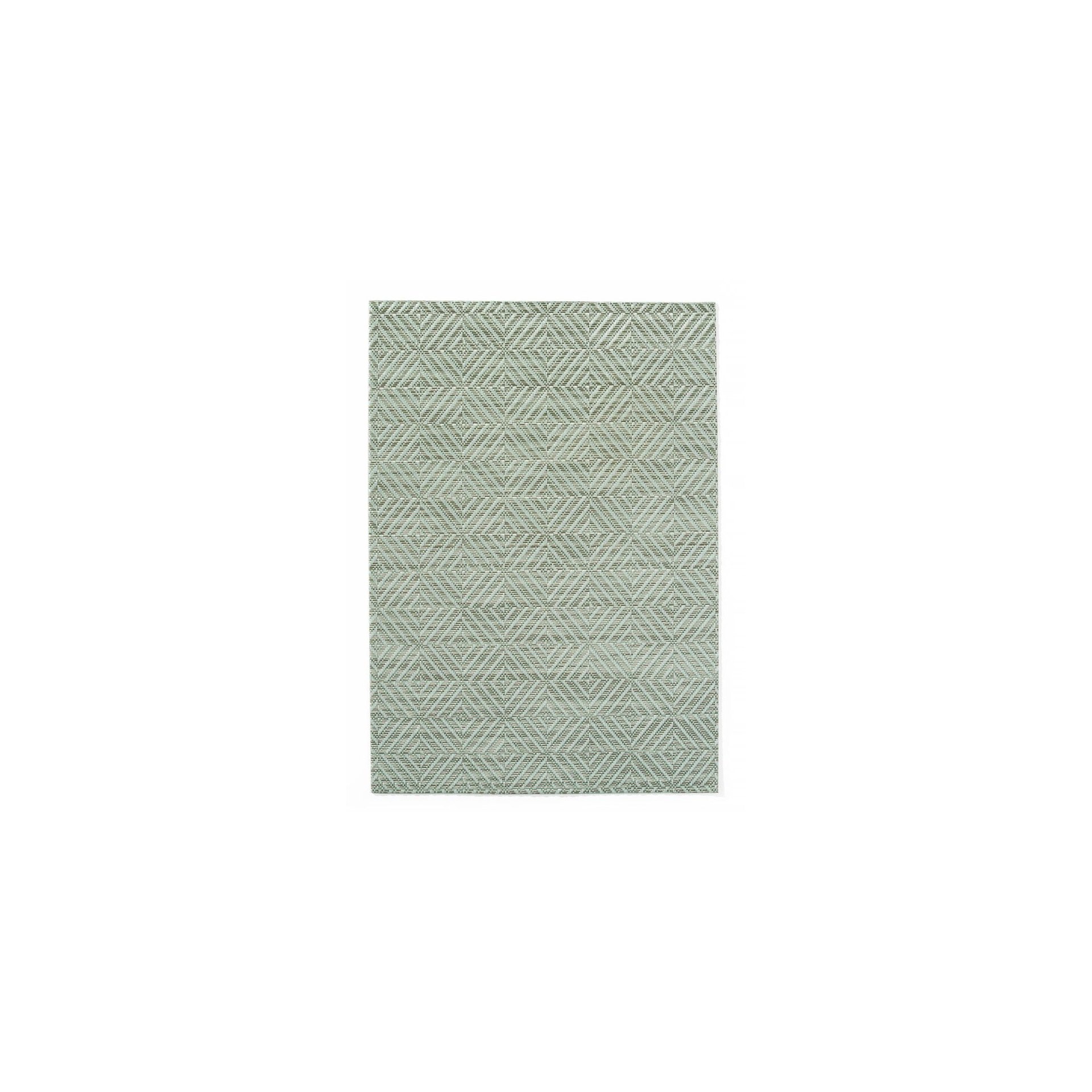 Platzset, geometrisches Muster, Grün, 6 Stk., 450x300mm