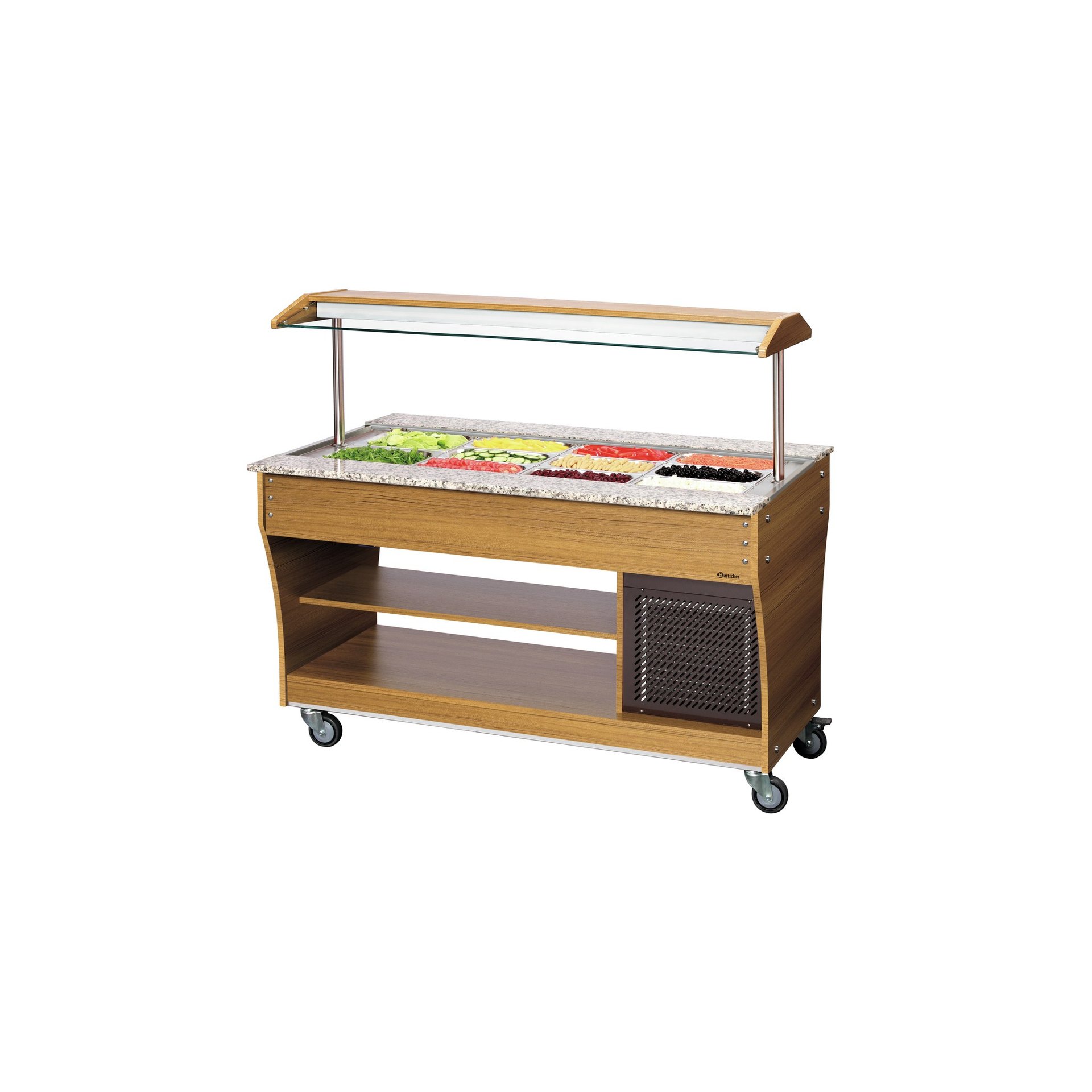 Buffetwagen, kalt, 4x 1/1 GN