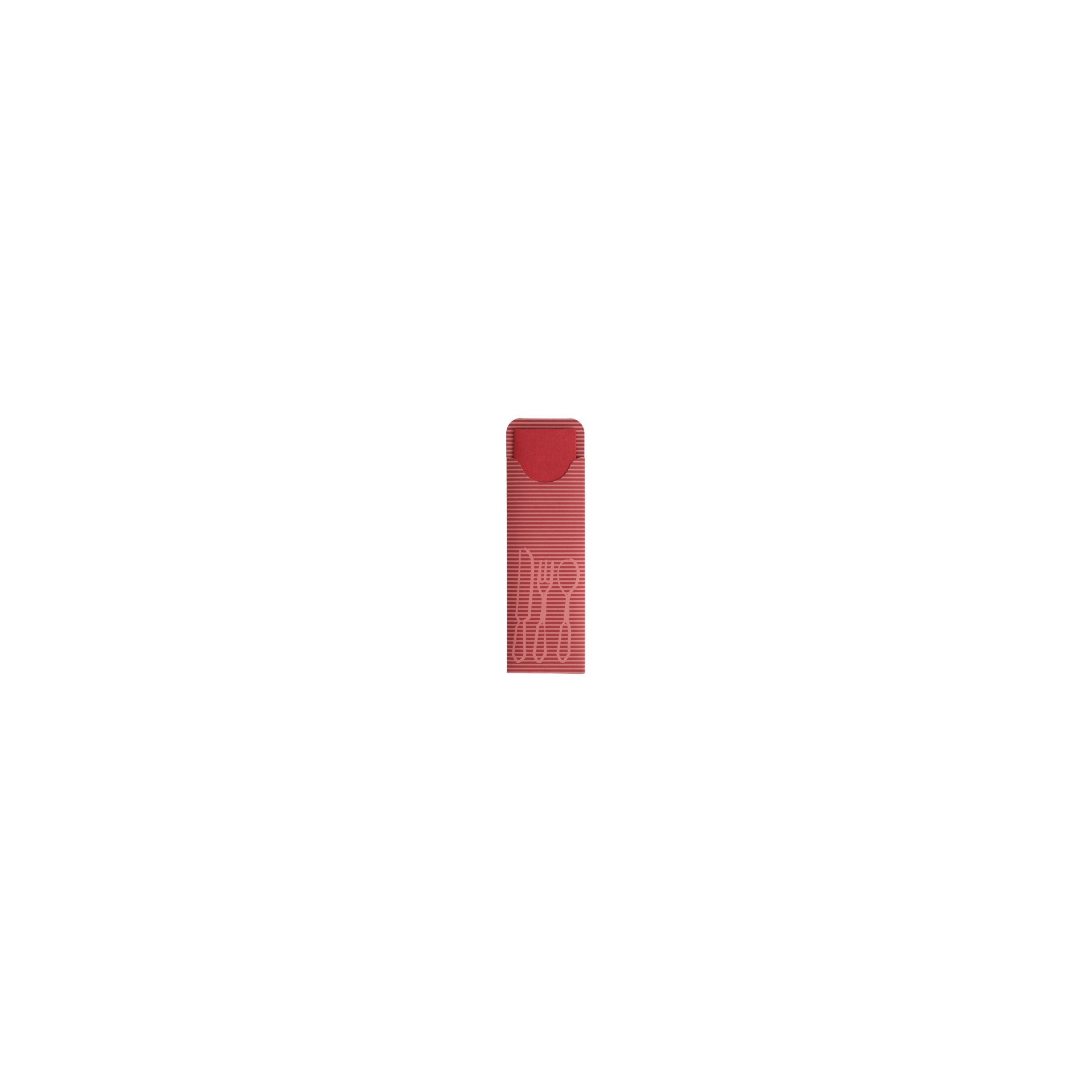 Bestecktaschen 23,5 cm x 7,3 cm bordeaux inkl. farbiger Serviette