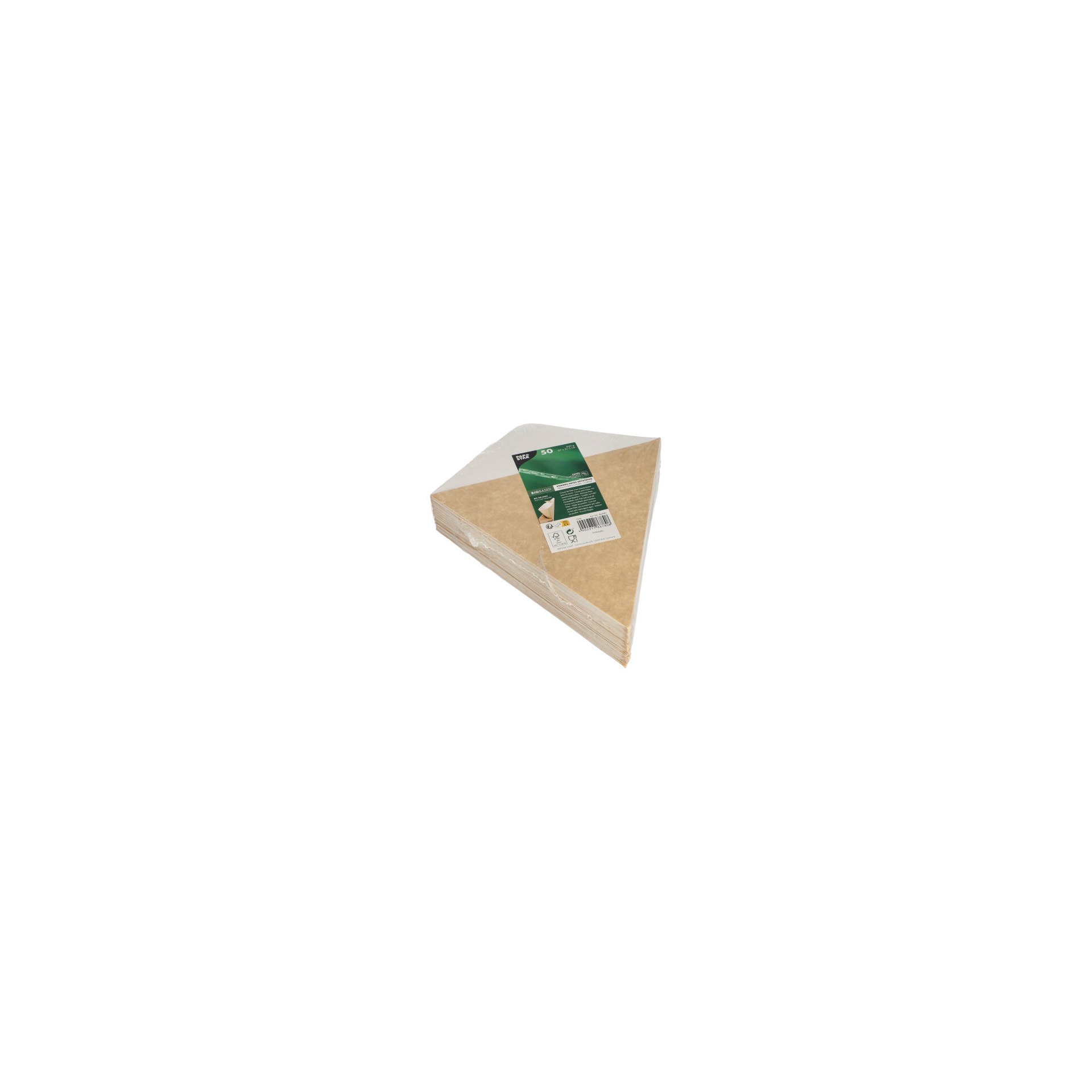 Pommes-Frites-Spitztüten mit Dip-Ecke, Pappe "pure" 27 cm x 21,5 cm braun/weiss Pommes-Frites-Spitztüten mit Dip-Ecke, Pappe "pure" 27 cm x 21,5 cm braun/weiss