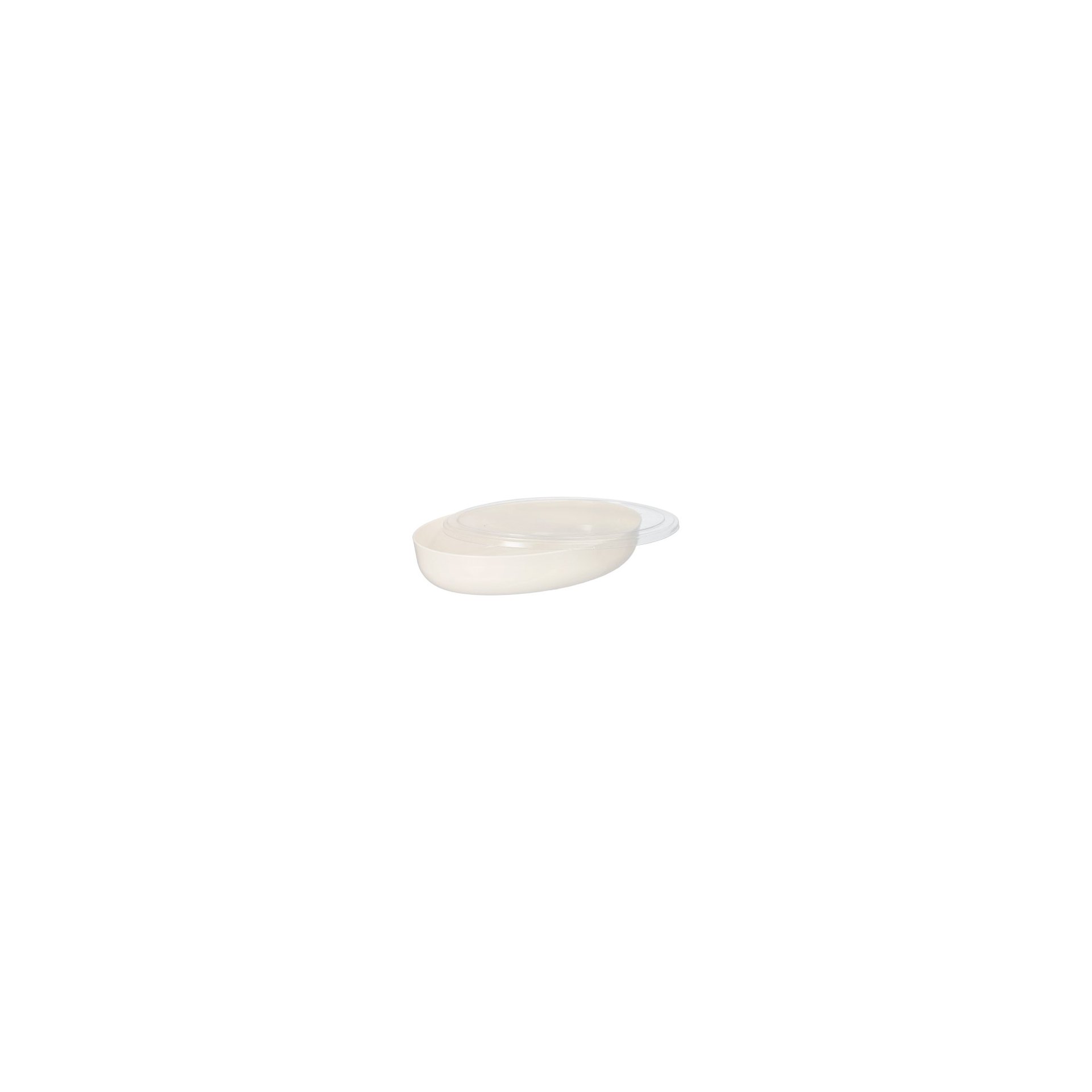 Deckel PET für Schalen oval 1 cm x 19,5 cm x 30,5 cm glasklar "Cella"