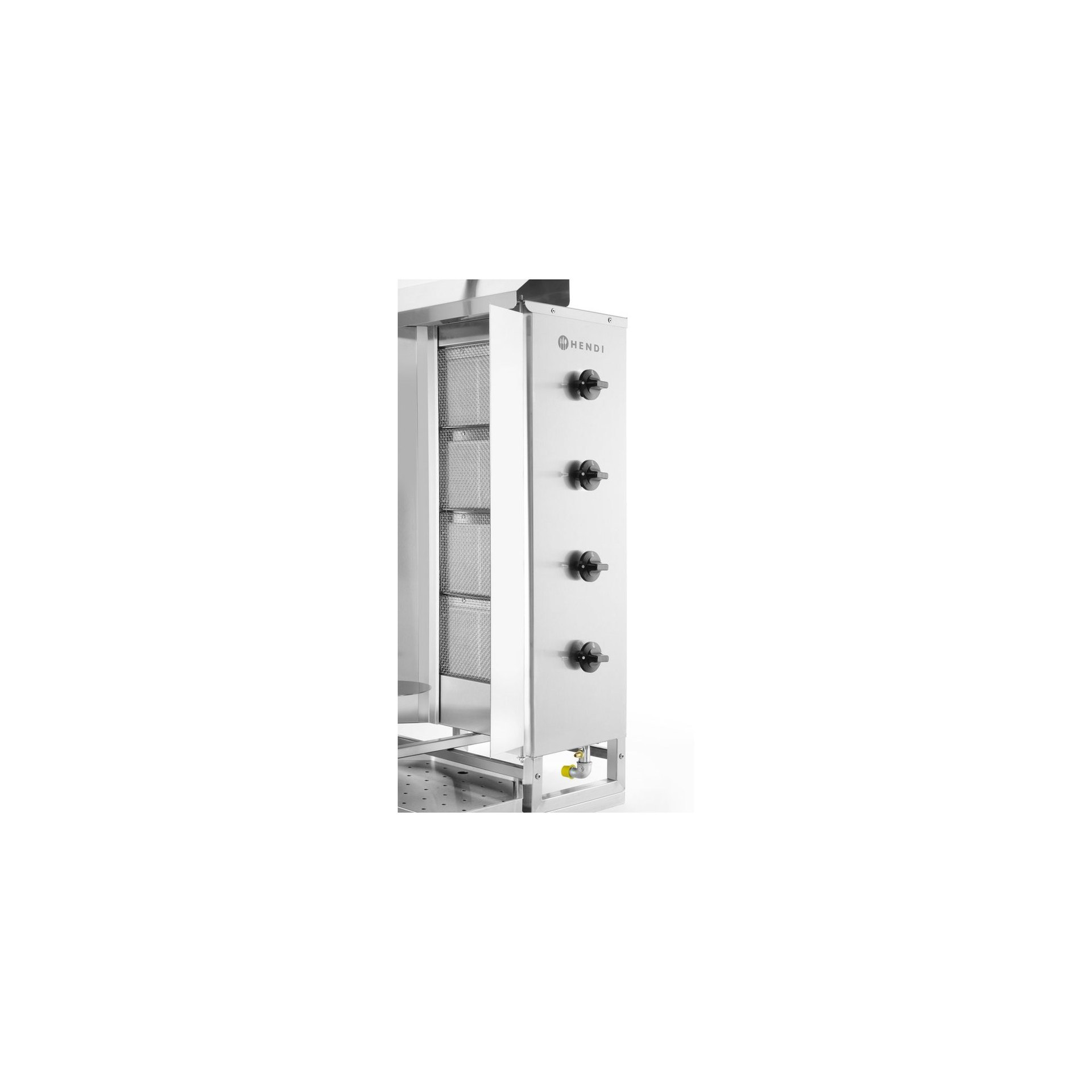 Gas Kebab Grill, Profi Line, 230V/16W, 13kW, 735x745x(H)1110mm
