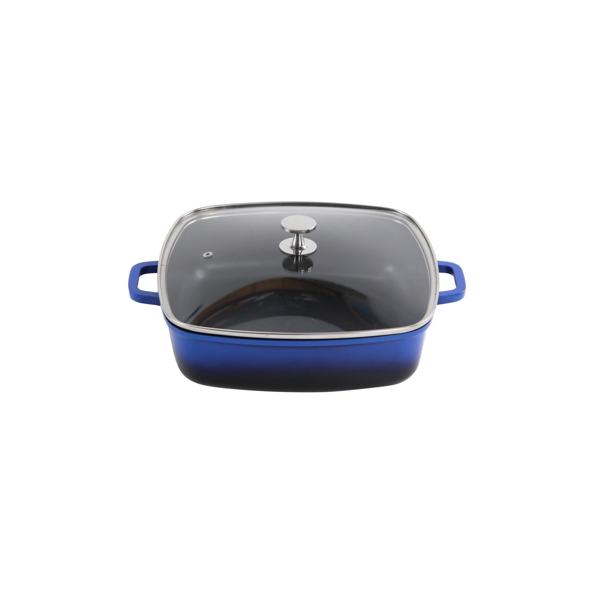 AluChef® Bräter, quadratisch 28 cm x 28 cm / blau AluChef® Bräter, quadratisch 28 cm x 28 cm / blau