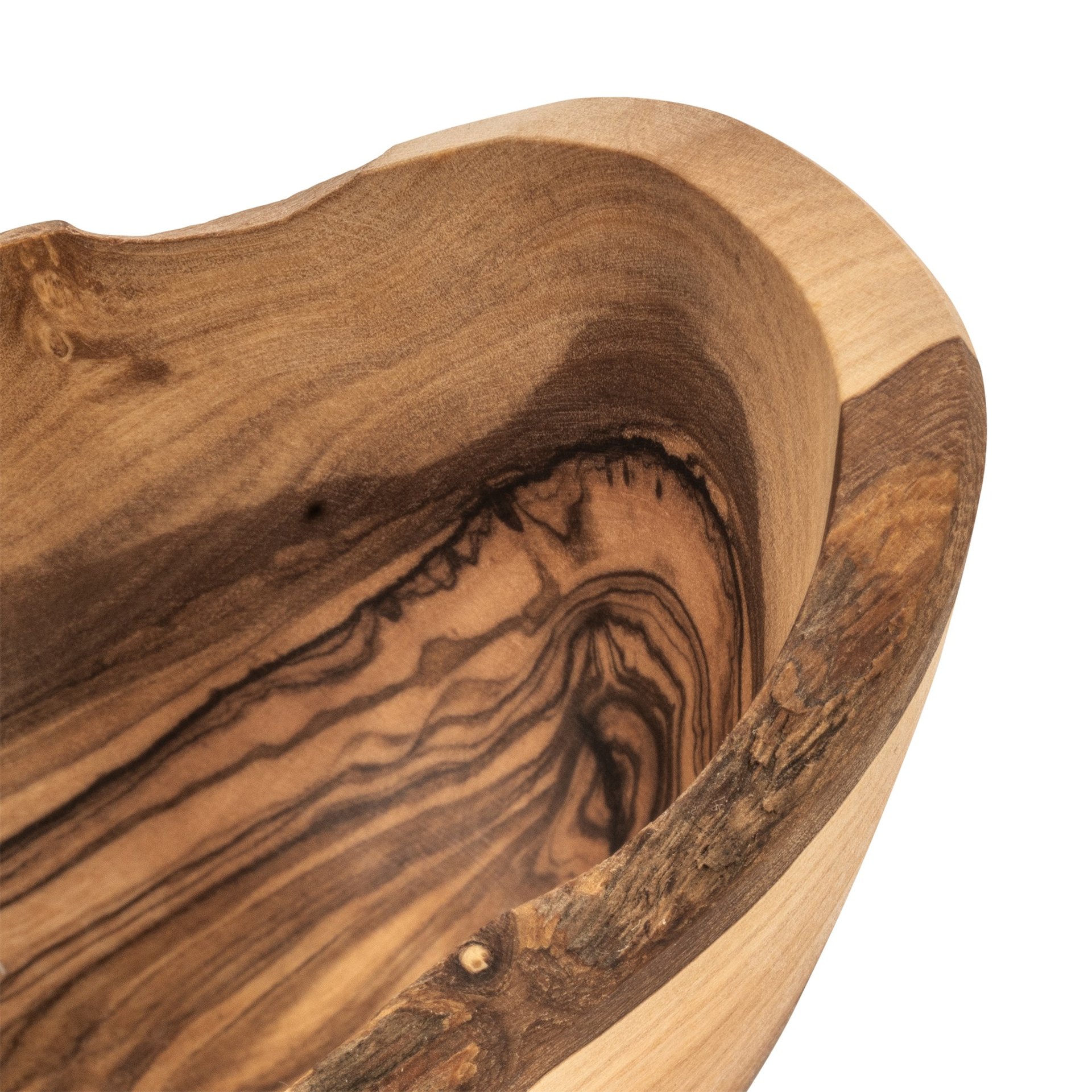 Schale PURE OLIVE, 14 x 8 x 7 cm, Olivenholz