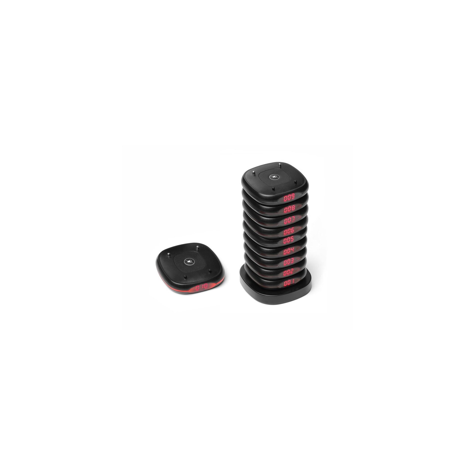 Restaurant-Pager – Set mit 10 Stück, 80x80x(H)100mm Restaurant-Pager – Set mit 10 Stück, 80x80x(H)100mm