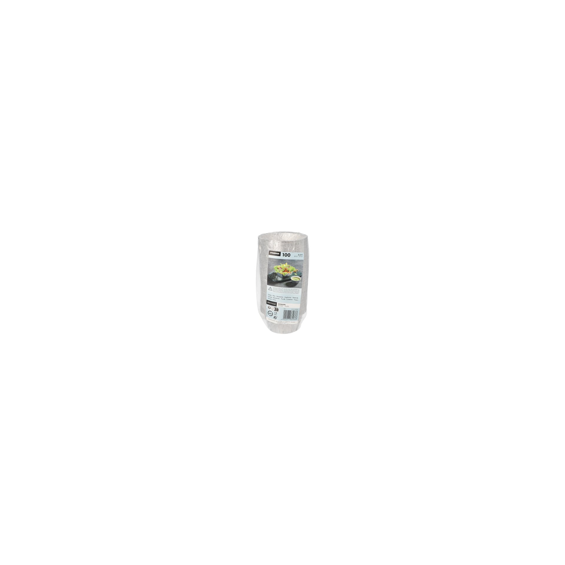 Schalen, Alu rund 0,12 l Ø 8,5 cm · 3,9 cm Schalen, Alu rund 0,12 l Ø 8,5 cm · 3,9 cm
