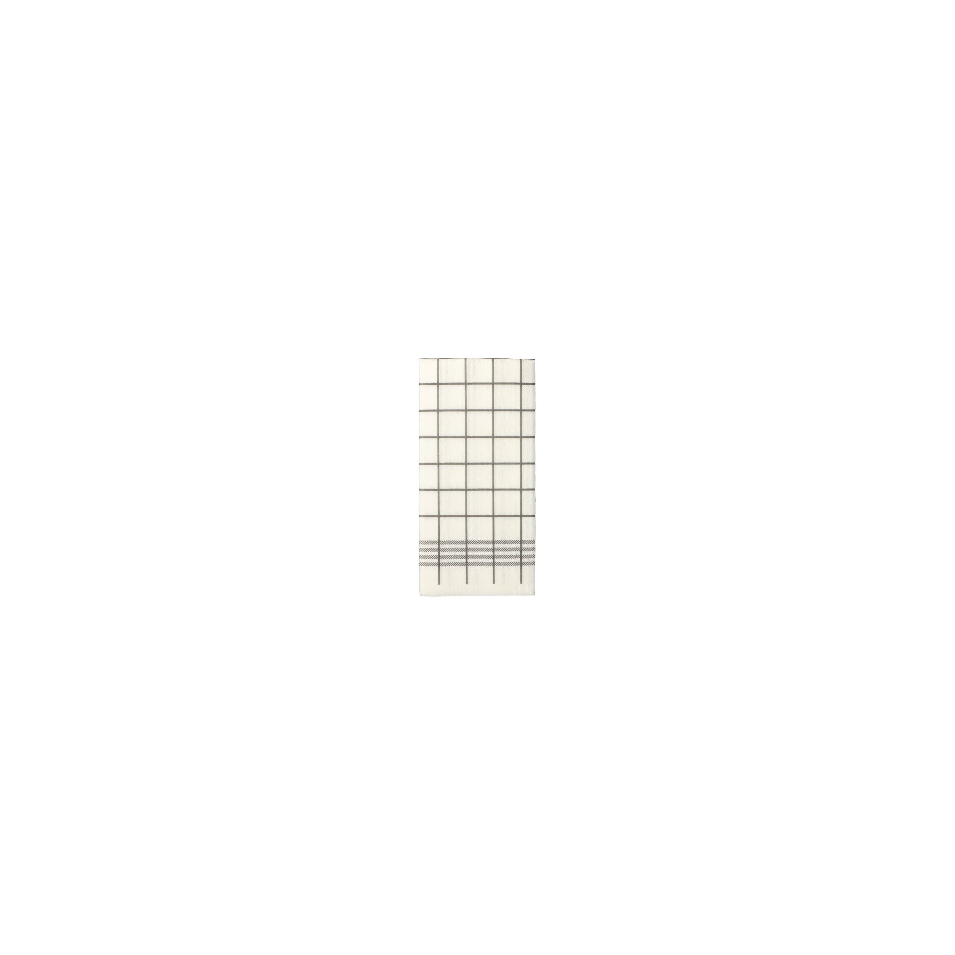 Servietten, 2-lagig "PUNTO" 1/8-Falz 39 cm x 40 cm grau "Kitchen Towel"