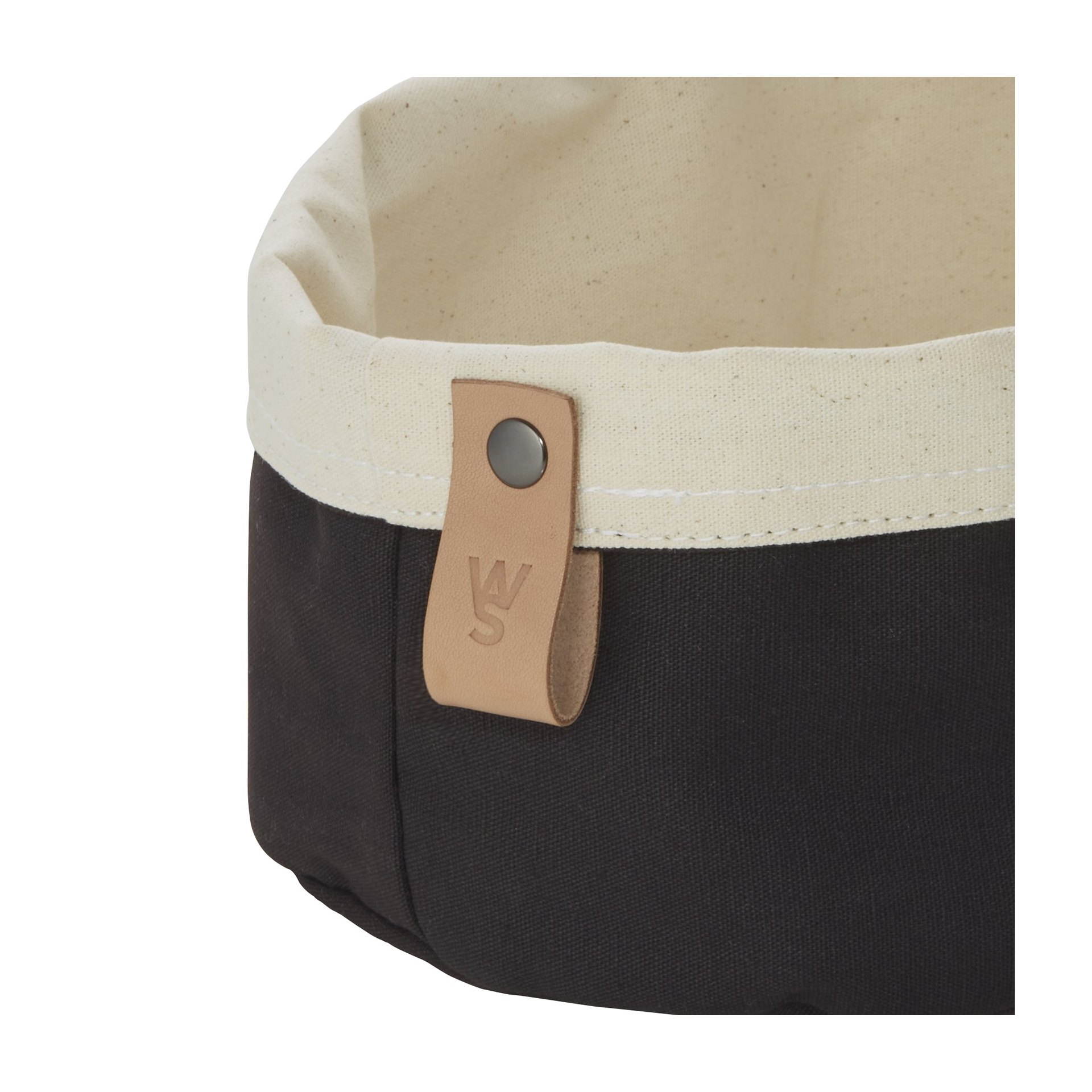 Brottasche FLIP COTTON, 25 x 18 x 12 cm, schwarz/cream, Canvas Brottasche FLIP COTTON, 25 x 18 x 12 cm, schwarz/cream, Canvas