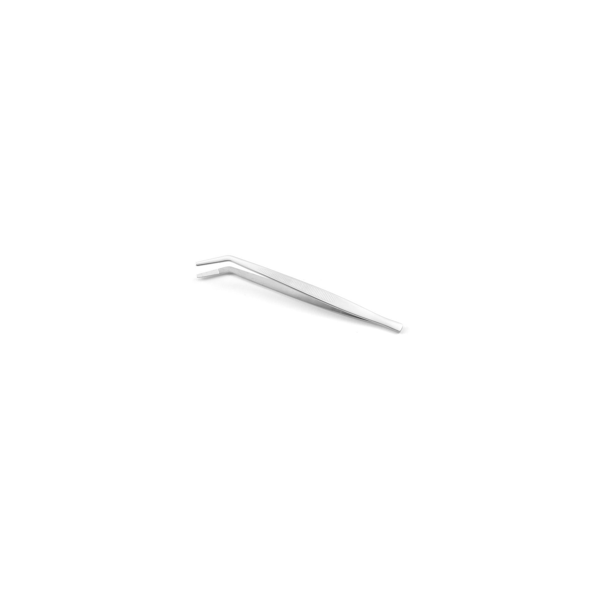 Pinzette, gebogen, (L)160mm