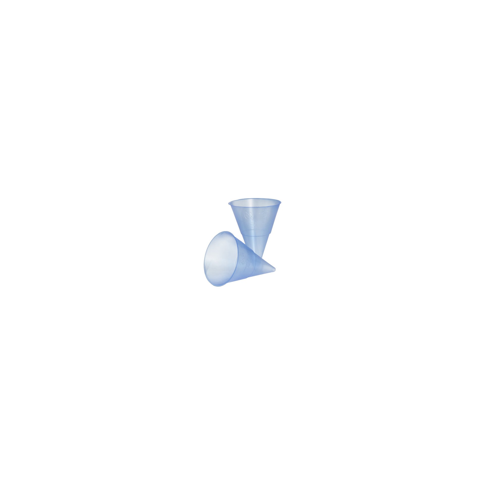 Spitzbecher, PP 115 ml Ø 7,03 cm · 9,5 cm blau Blue Cone Spitzbecher, PP 115 ml Ø 7,03 cm · 9,5 cm blau Blue Cone