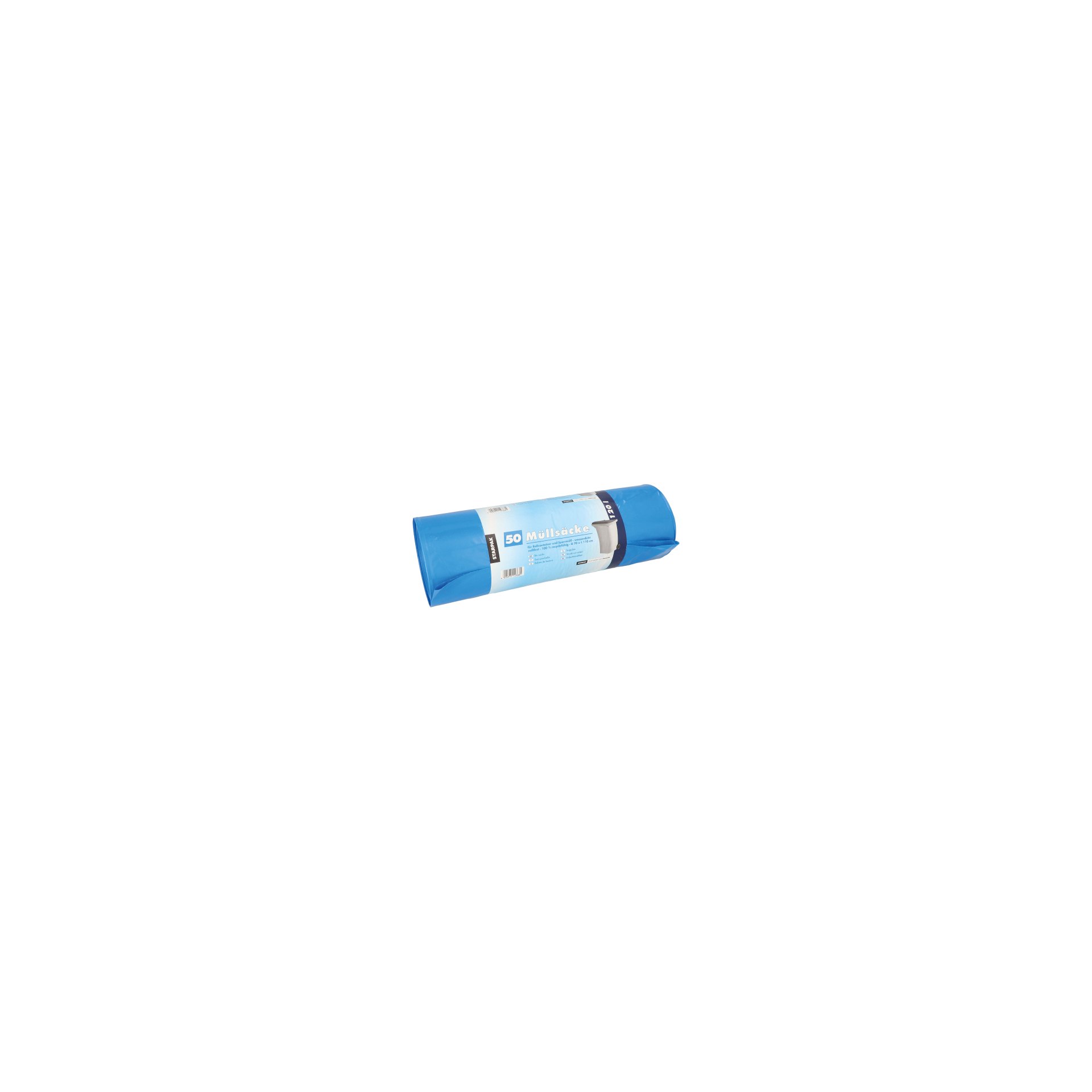 Müllsäcke, LDPE 120 l 110 cm x 70 cm blau 45 my Müllsäcke, LDPE 120 l 110 cm x 70 cm blau 45 my