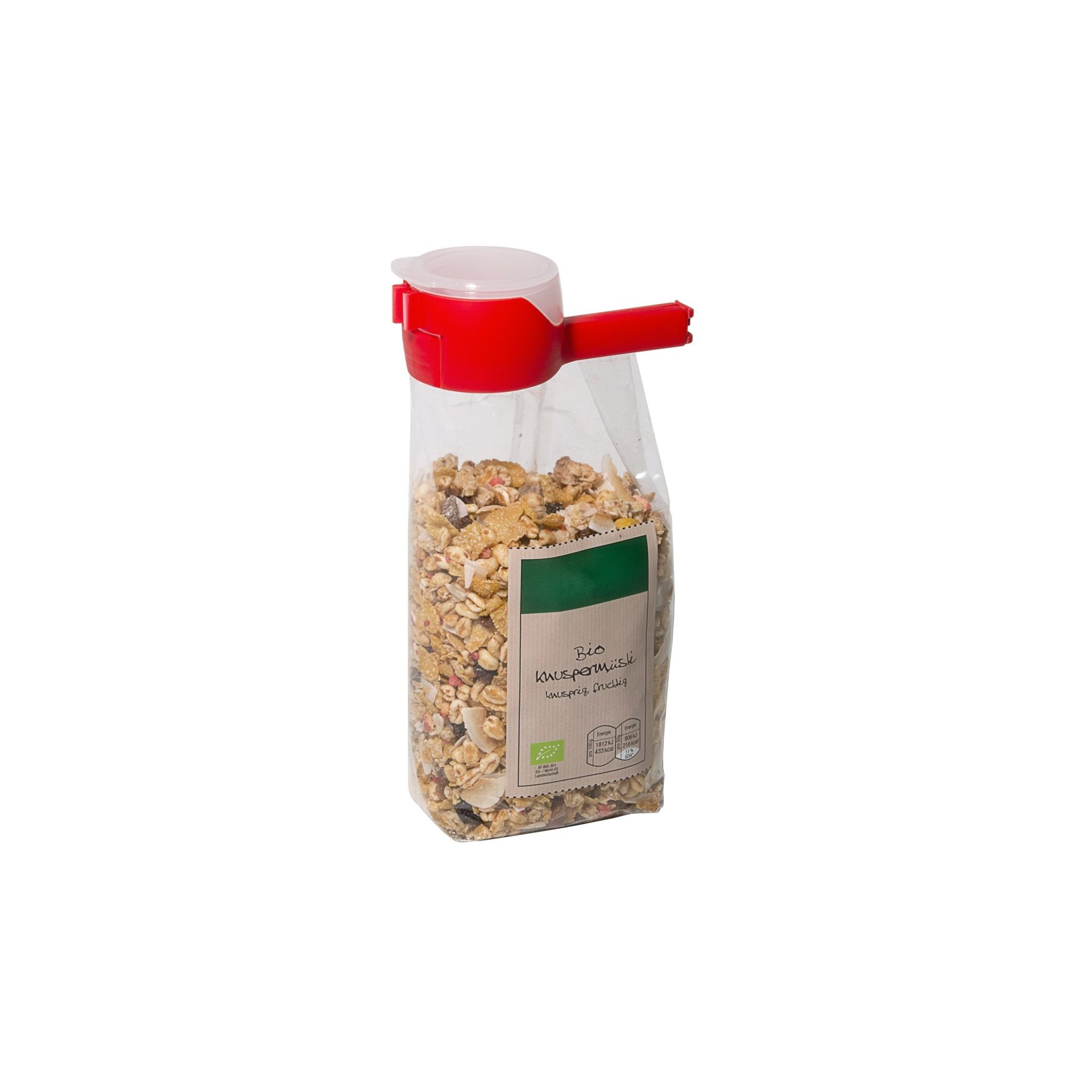 Beutelklammer mit Schütte 14 cm