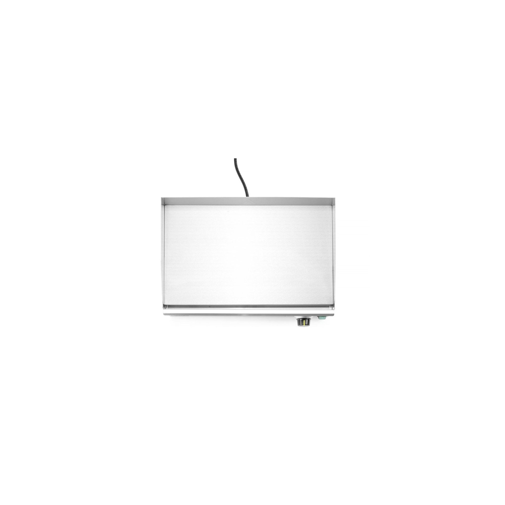 Grillplatte glatt, Kitchen Line, 220-240V/2400W, 527x404x(H)233mm