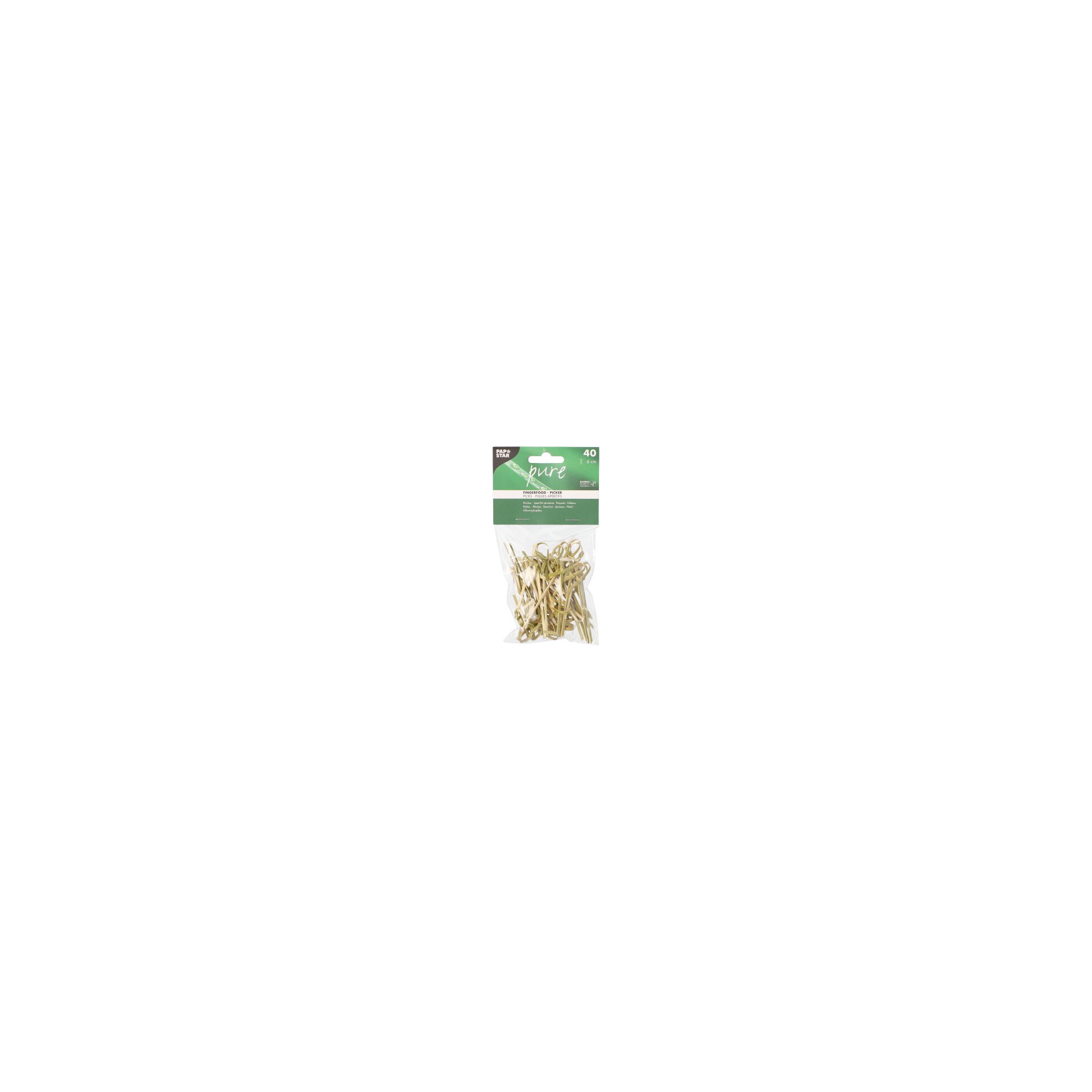 Fingerfood - Picker "pure" 6 cm "Knoten" Fingerfood - Picker "pure" 6 cm "Knoten"