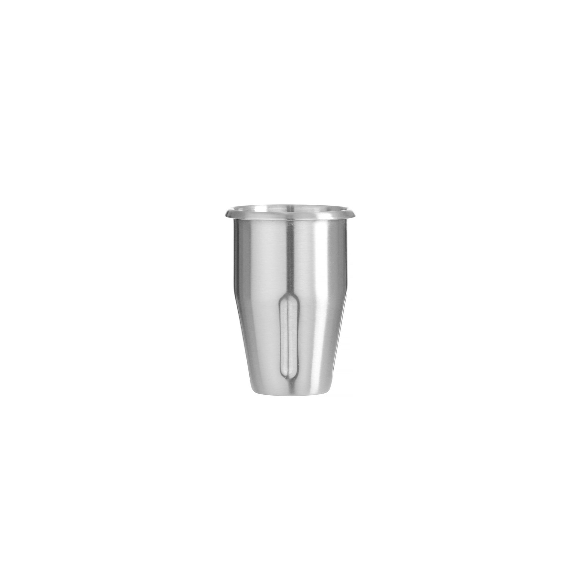 Edelstahlbecher für Milchshake-Mixer - Design by Bronwasser, 0,5L, ⌀113x(H)160mm Edelstahlbecher für Milchshake-Mixer - Design by Bronwasser, 0,5L, ⌀113x(H)160mm