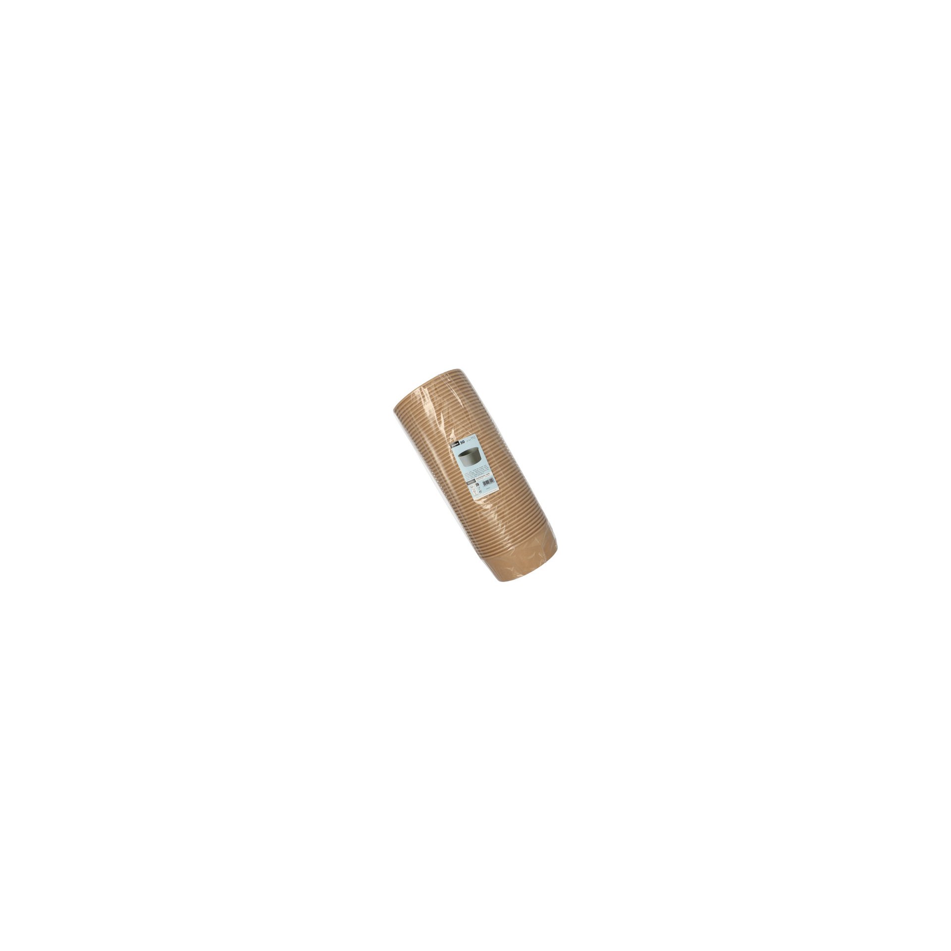 Salatschalen, Pappe rund 1300 ml Ø 18,4 cm · 7 cm braun