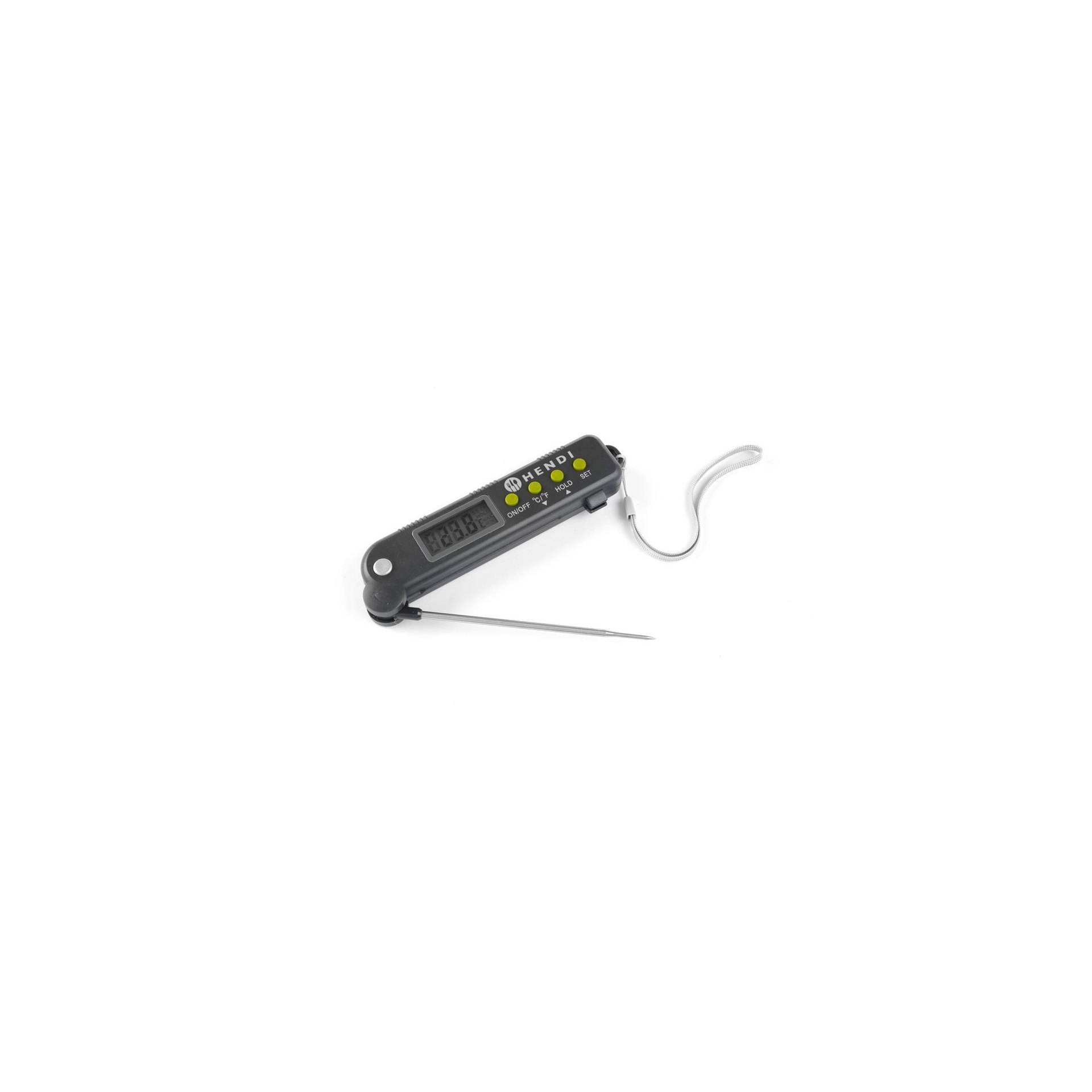 Thermometer mit einklappbarer Sonde, 160x40x(H)25mm